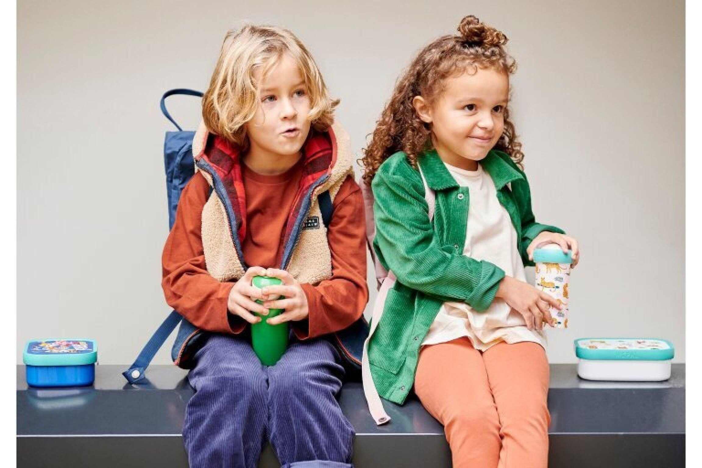 Mepal Lunchbox Brotdose Campus für Kinder mit Dino-Motiv, 750 ml Fassungsvermögen, Spülmaschinenfest, BPA-frei, robustes Material