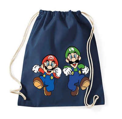 Youth Designz Turnbeutel Mario & Luigi Baumwoll Tasche Turnbeutel, mit modischem Print