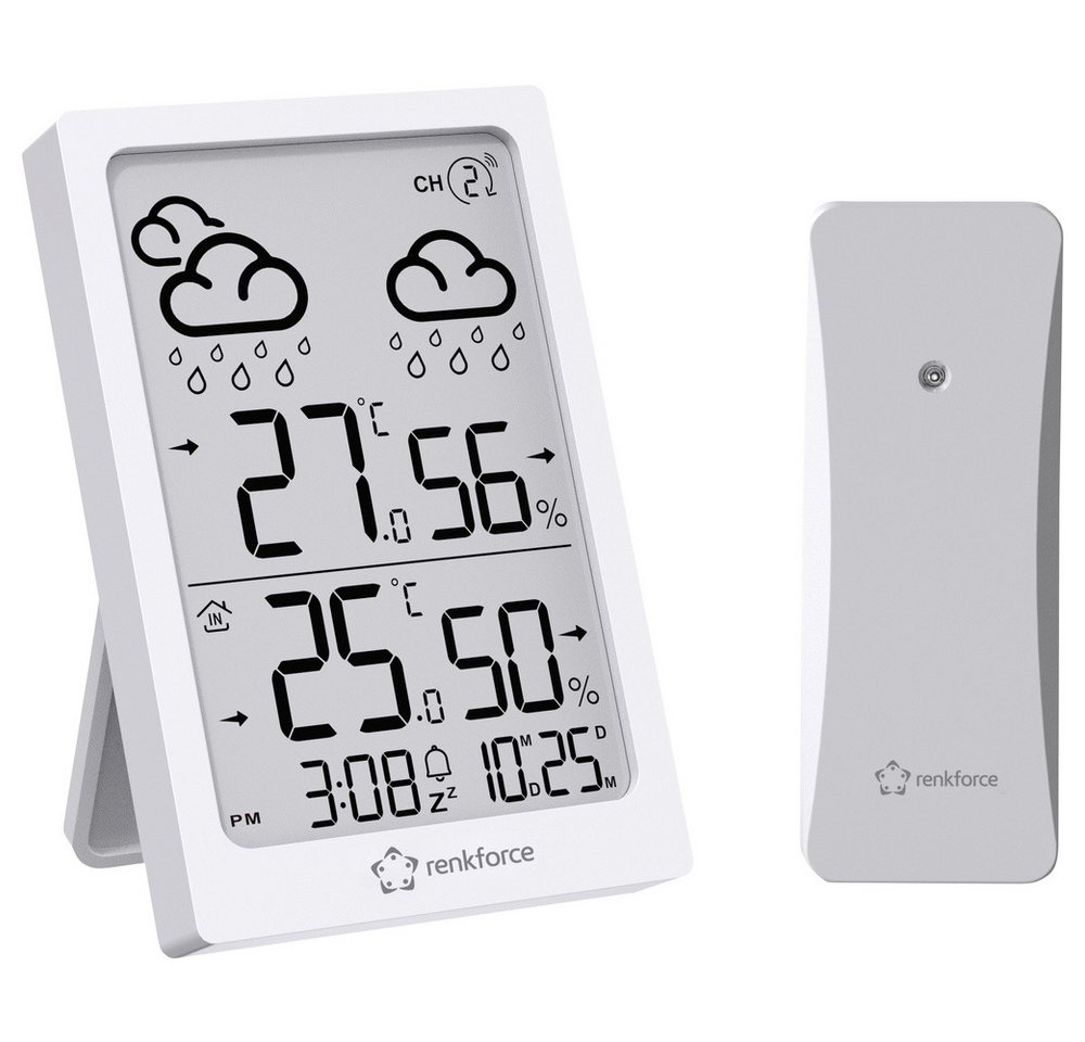 Renkforce Renkforce RF-6416472 RF-6416472 Funk-Wetterstation Anzahl Sensoren ma Wetterstation