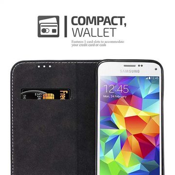 Cadorabo Handyhülle Samsung Galaxy S5 / S5 NEO Samsung Galaxy S5 / S5 NEO, Klappbare Handy Schutzhülle - Hülle - mit Standfunktion und Kartenfach
