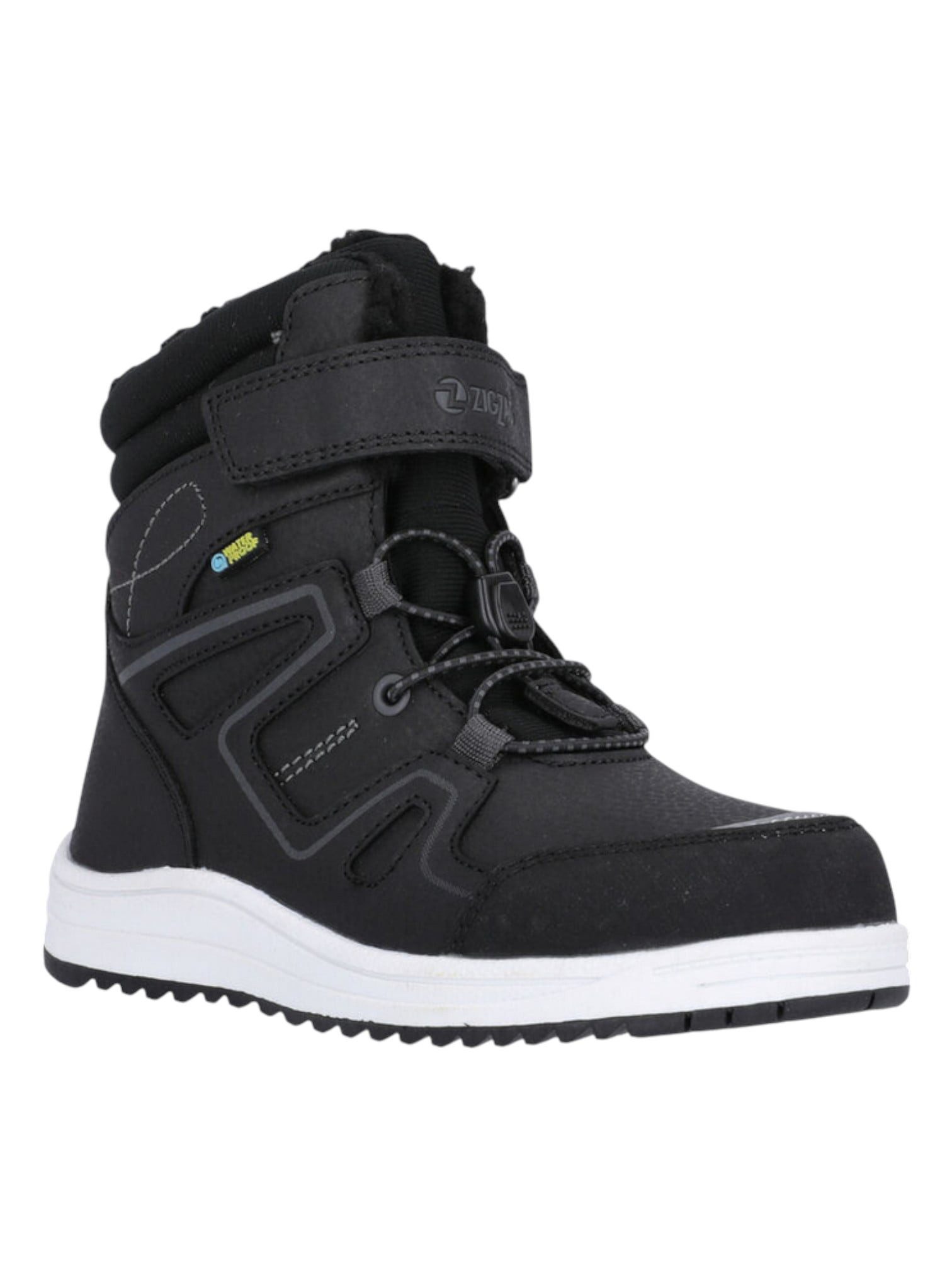 Rincet WP (wasserdicht, warm, gefüttert) schwarz Kinder Winterstiefel