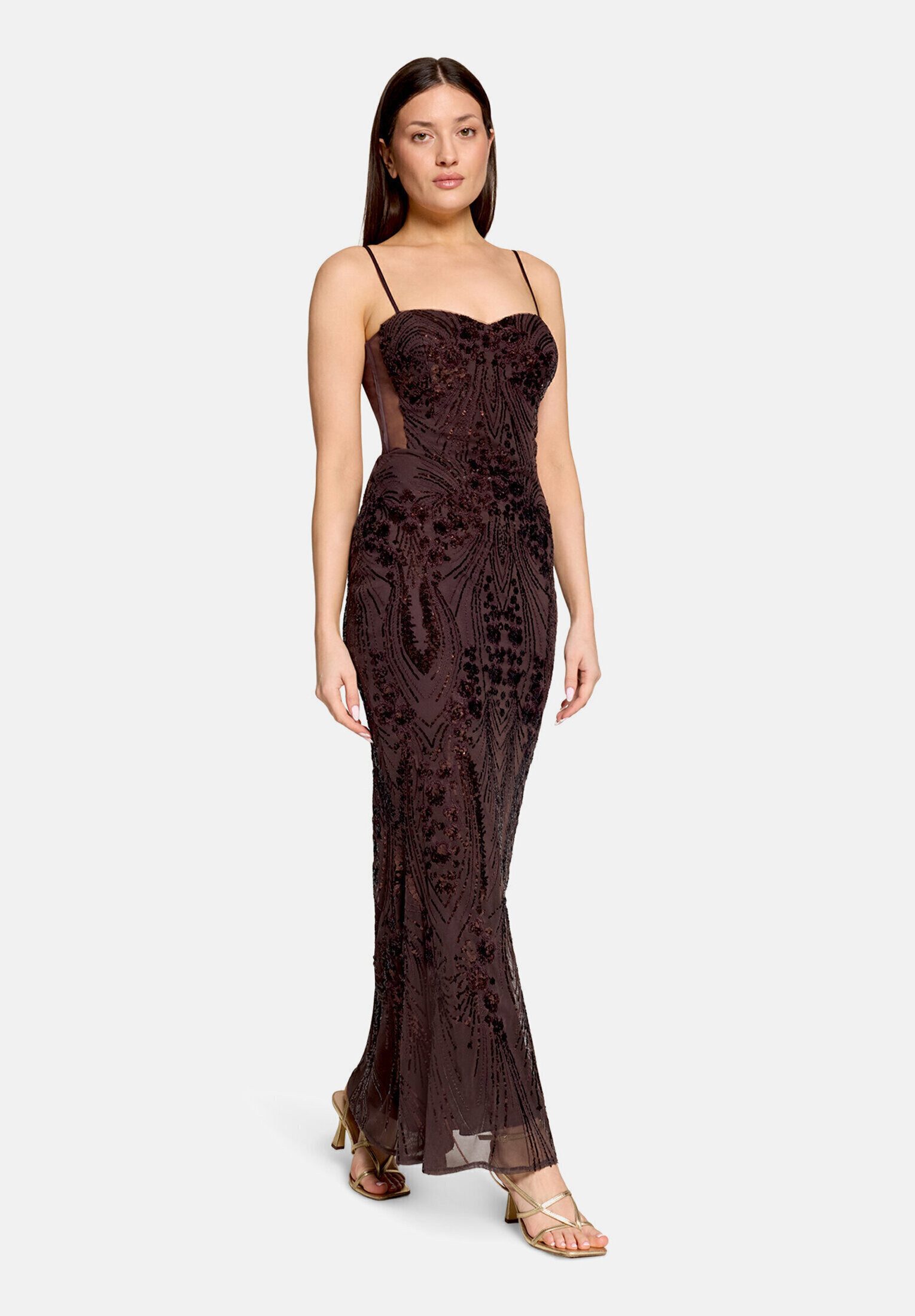 Vera Mont Abendkleid Damen mit Pailletten