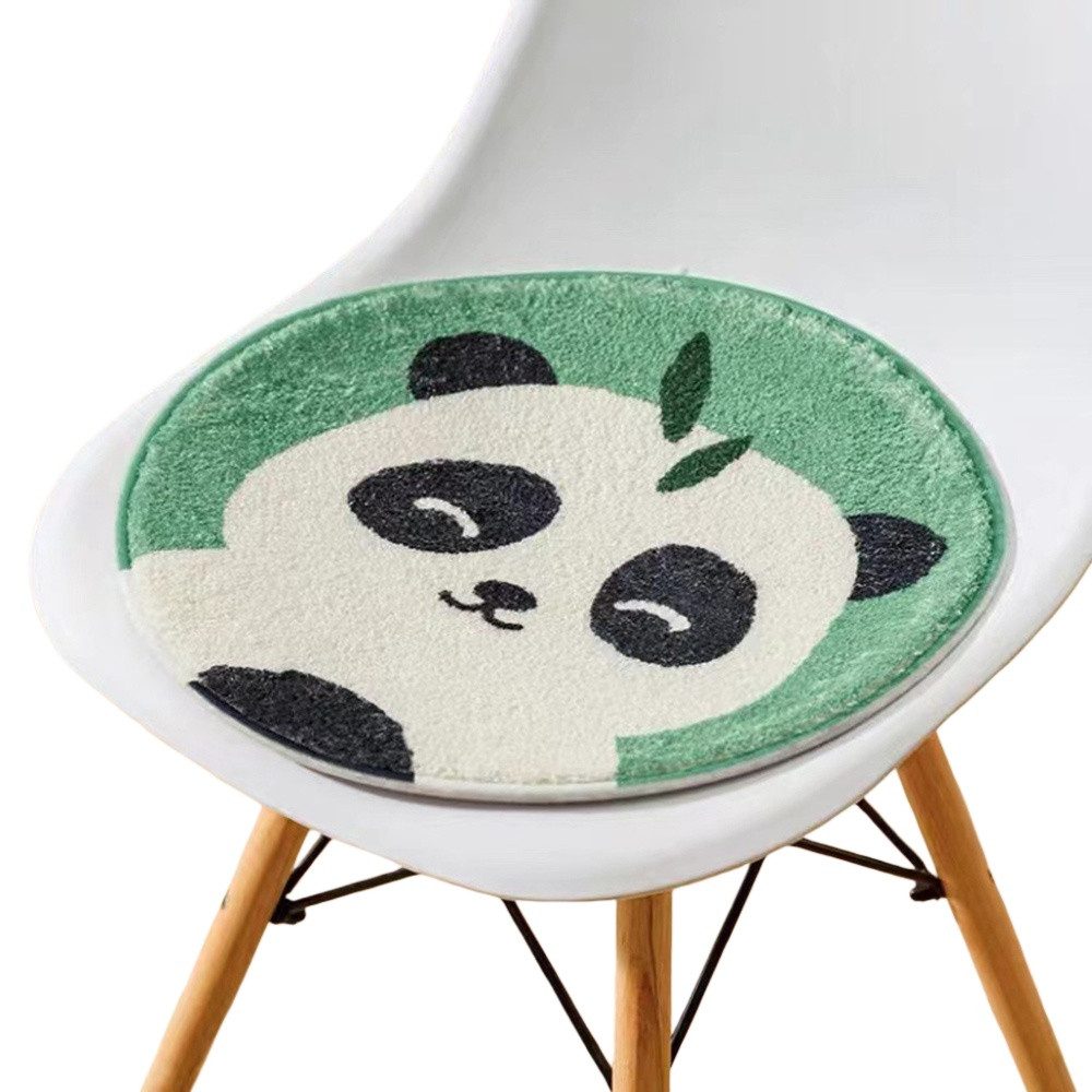 Coonoor Stuhlkissen Winter Weiche Runde Stuhlkissen Nette Cartoon Tier Kind günstig online kaufen