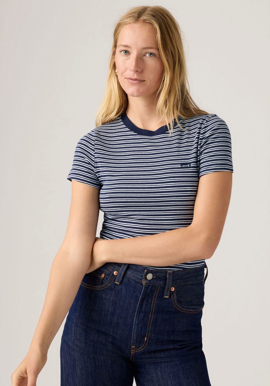 Levi's® Langarmshirt ESSENTIAL HM LS TEE mit Logo Stickerei günstig online kaufen