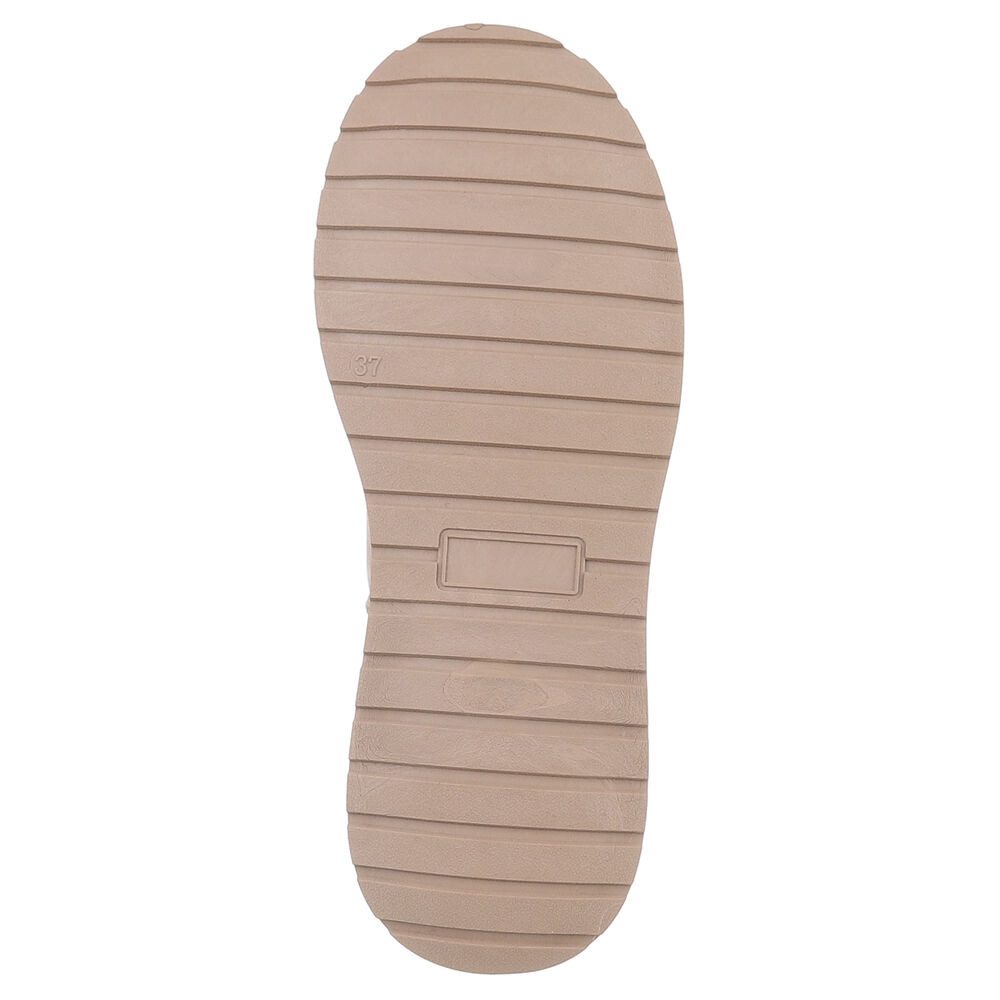 Ital-Design Modische Sneaker mit kuscheliger Fütterung für Damen Snowboots (90458047) Keilabsatz/Wedge Stiefeletten in Beige