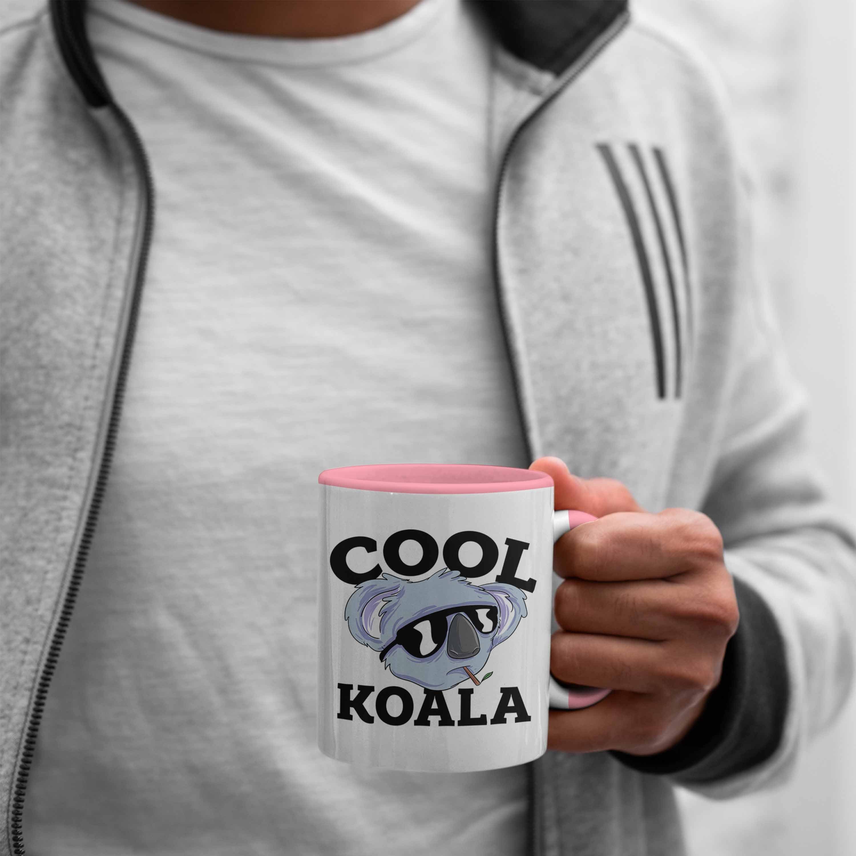 Koala-Liebhaber Rosa Trendation für Koala Geschenkidee Tasse Tasse Tasse Koala-Aufdruck