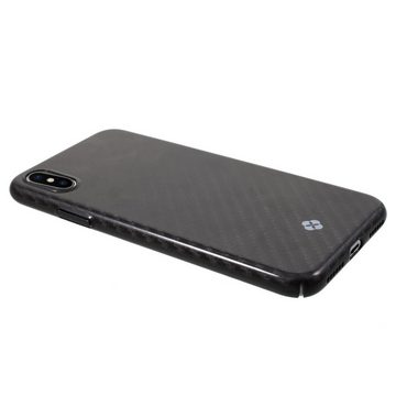 CoverKingz Handyhülle Hülle für Apple iPhone X/Xs Handyhülle Cover Bumper Hard Case, Carbon Look