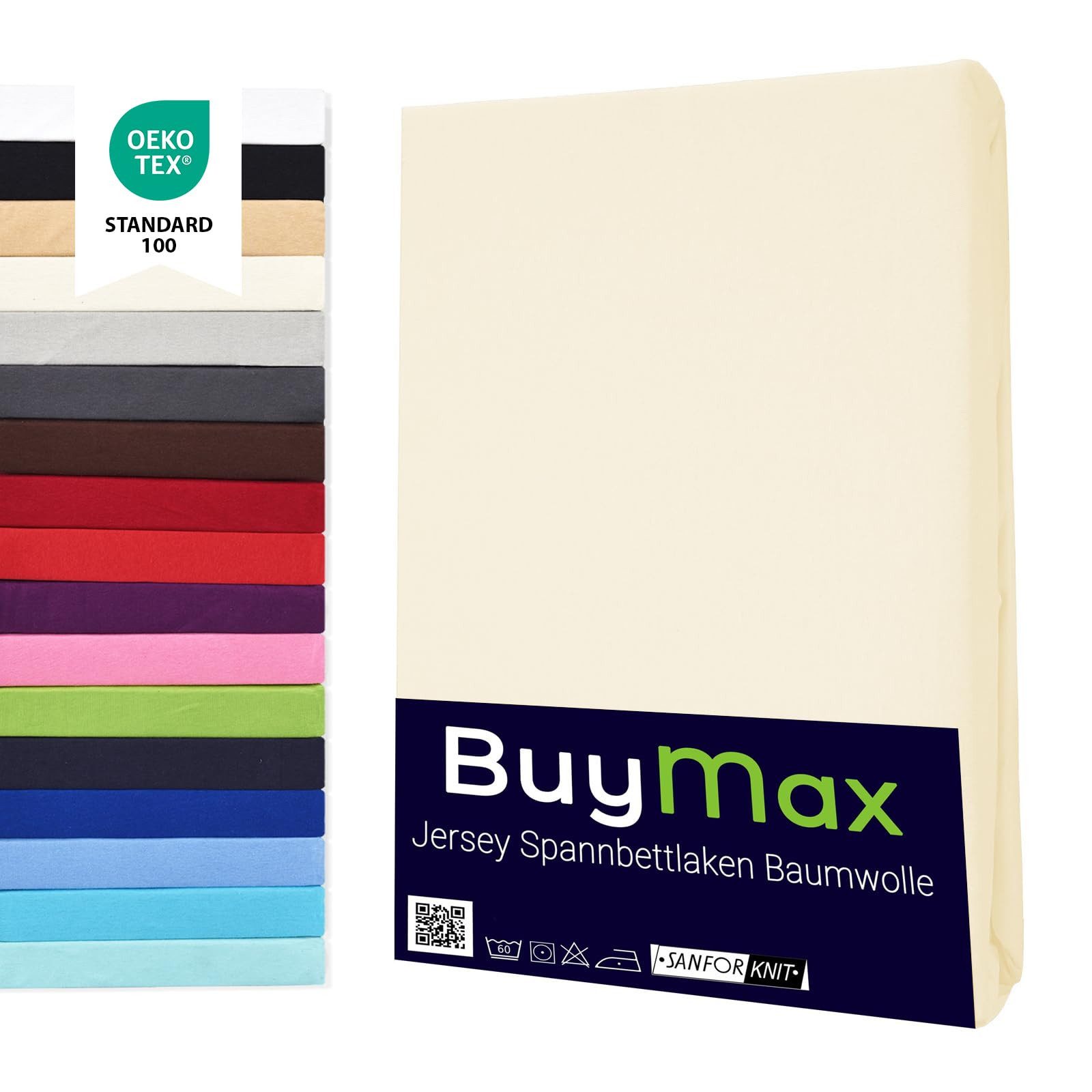 Buymax Spannbettlaken Topper, Spannbetttuch für Topper bis 12 cm Höhe, 100% günstig online kaufen