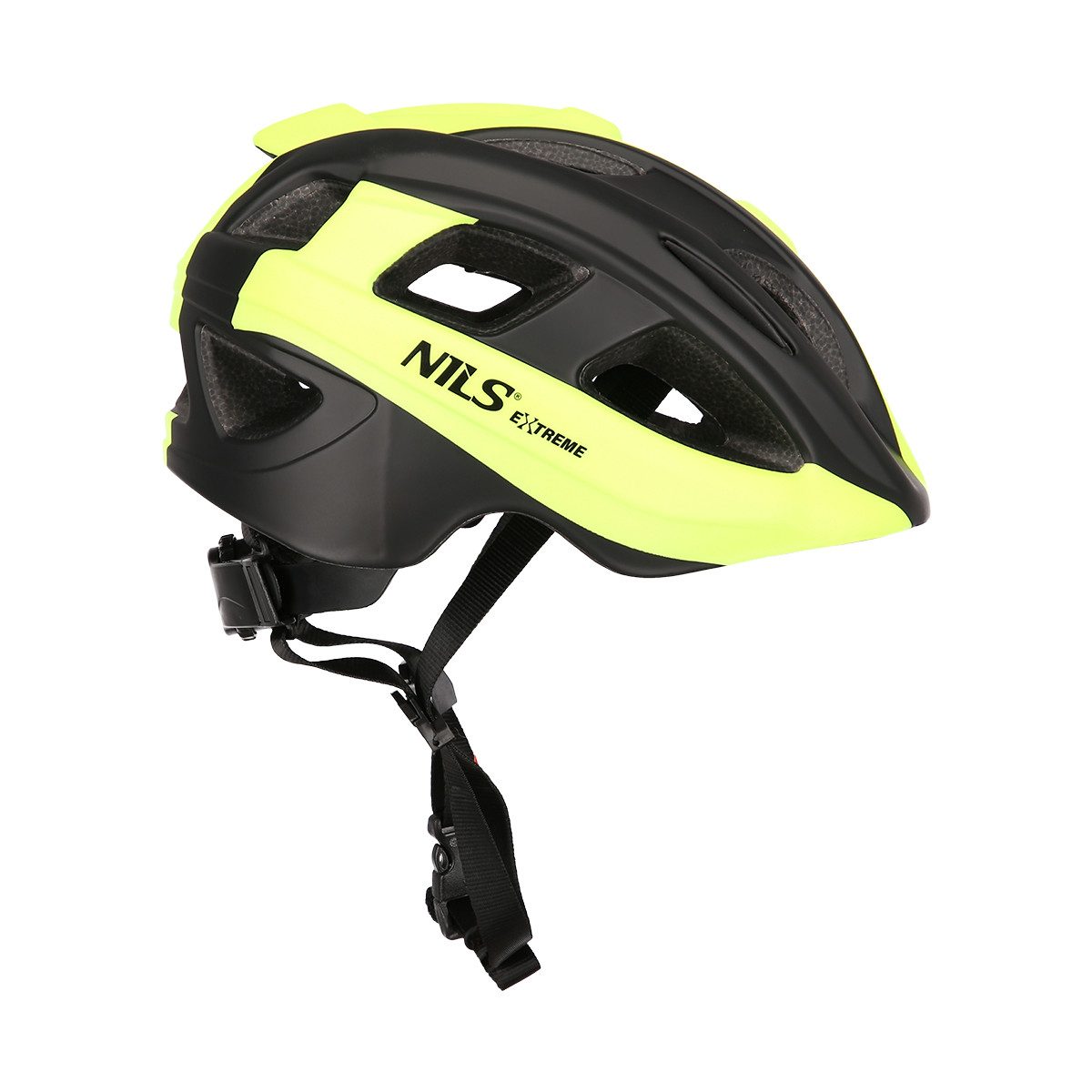 NILS EXTREME Kinderhelm Helm Fahrradhelm Limettengrün Schutzhelm