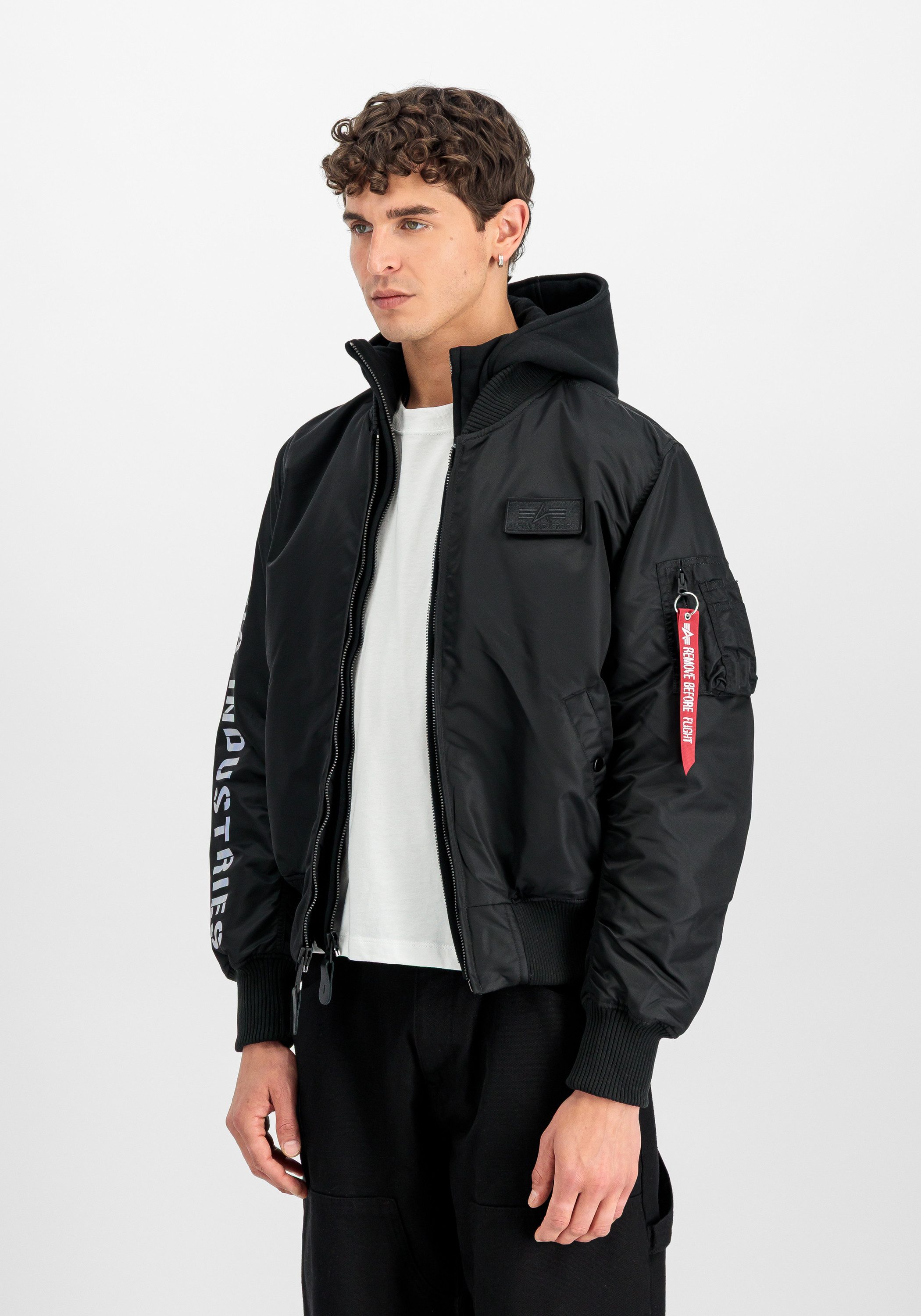 Alpha Industries Bomberjacke MA-1 D-Tec Sleeve Embroidery