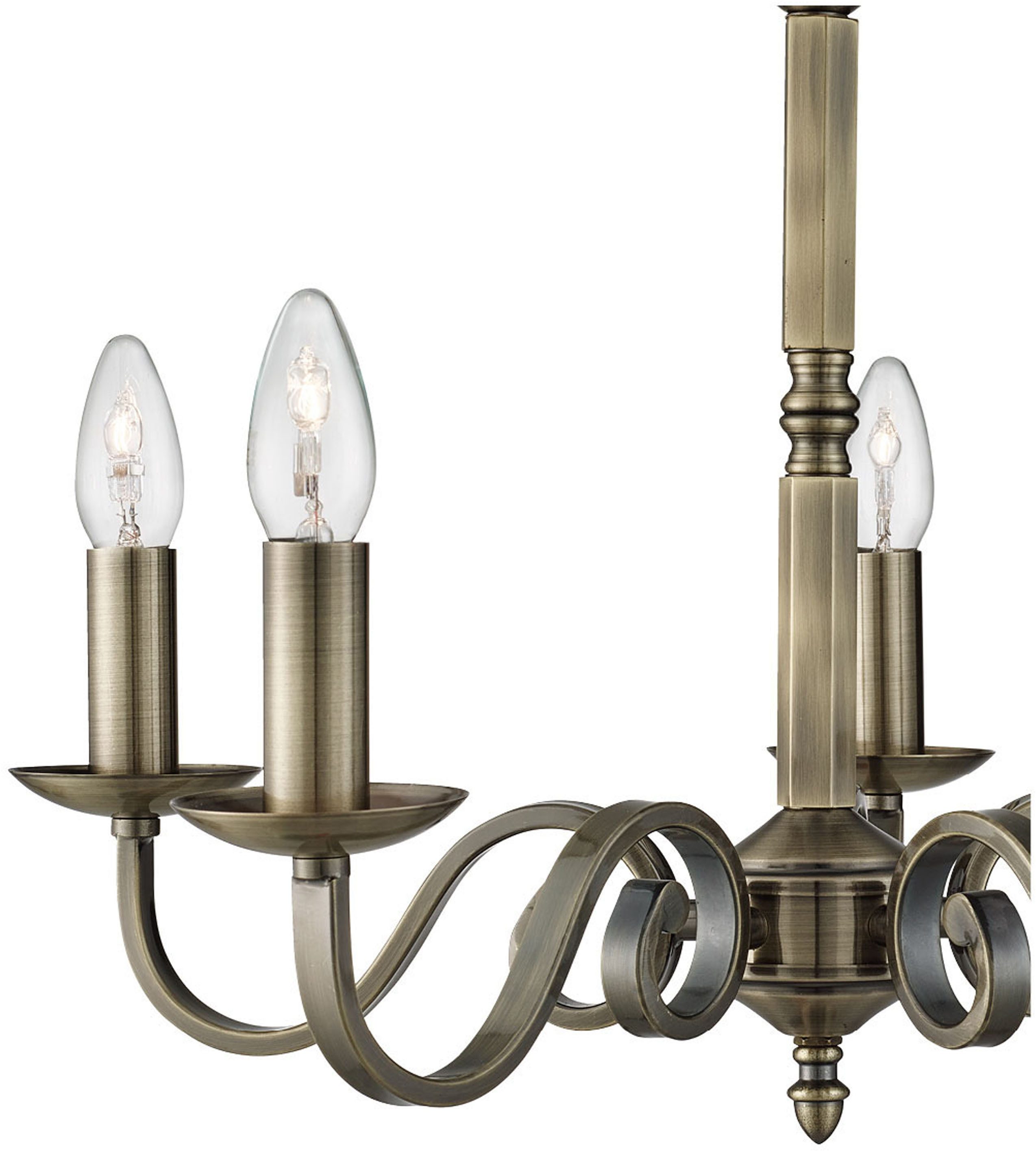 Searchlight Kronleuchter Richmond 5Lt Pendant, Leuchtmittel wechselbar