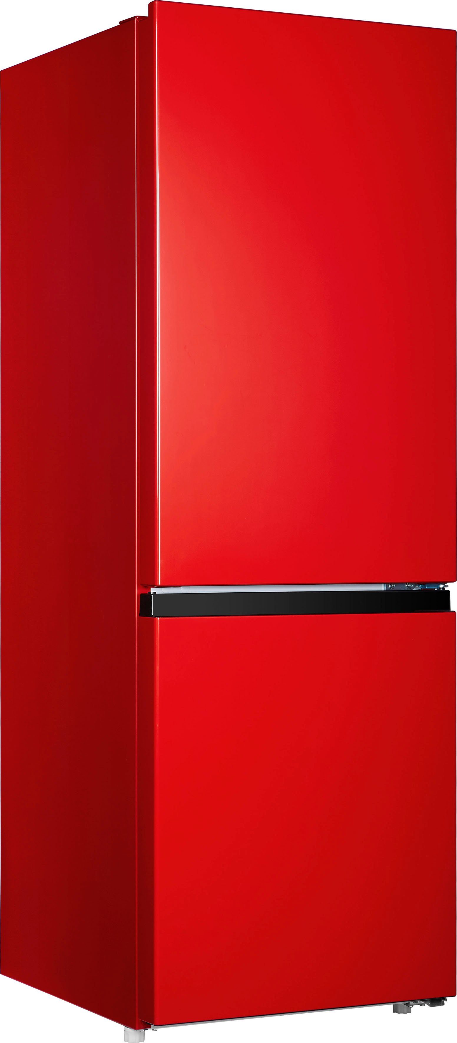 Hanseatic Kühl-/Gefrierkombination HKGK14349CR, 143 cm hoch, 49,5 cm breit, Obst & Gemüse-Fach