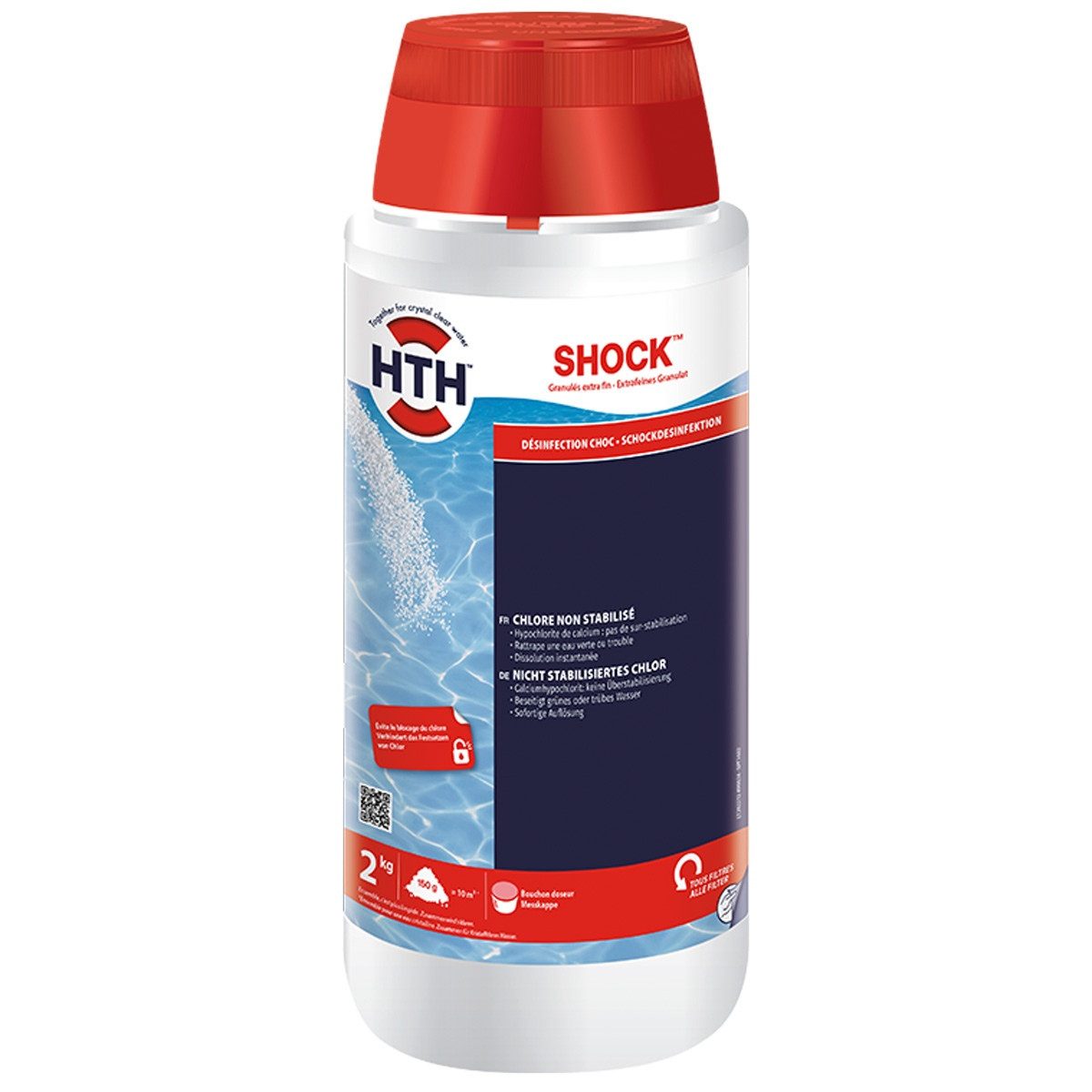 HTH Poolpflege Shock Chlor Pulver 75% günstig online kaufen