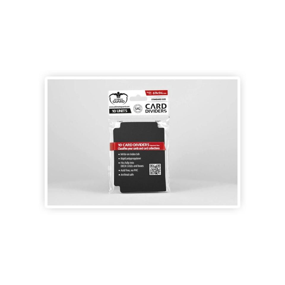 Ultimate Guard Spiel, Ultimate Guard Card Divider Standard Size Schwarz - 10