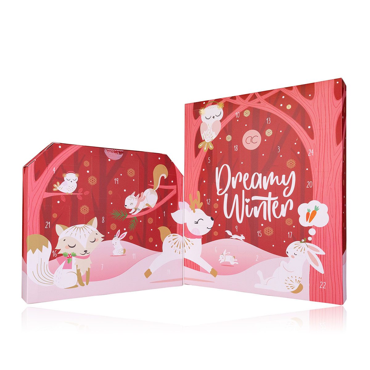 ACCENTRA Adventskalender Accentra Adventskalender DREAMY WINTER – 24 Pflege-Überraschungen, Abwechslungsreicher Pflege-Mix für tägliche Entspannung im Advent