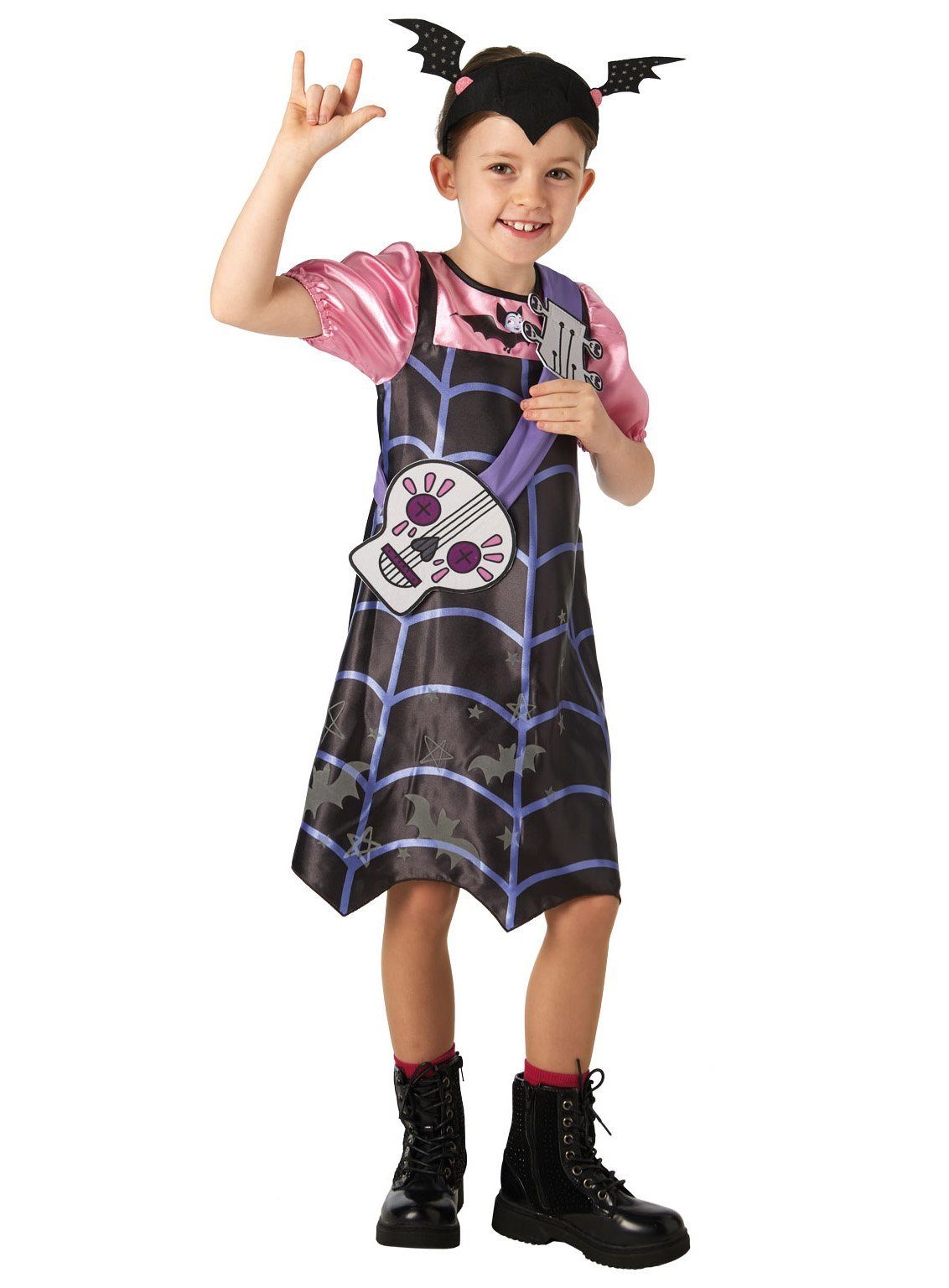 Rubie´s Vampir-Kostüm Disney's Vampirina Karneval Faschingskostüm Kinder, Halloweenkleid aus Disneys Vampir-Serie
