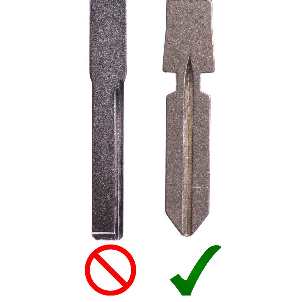 mt-key Auto Schlüssel 3 Tasten + HU39 Rohling + 1x Kleber + 2x VARTA CR2025 Knopfzelle, CR2025 (3 V), für Mercedes Benz W163 R129 SL ML Funk Fernbedienung