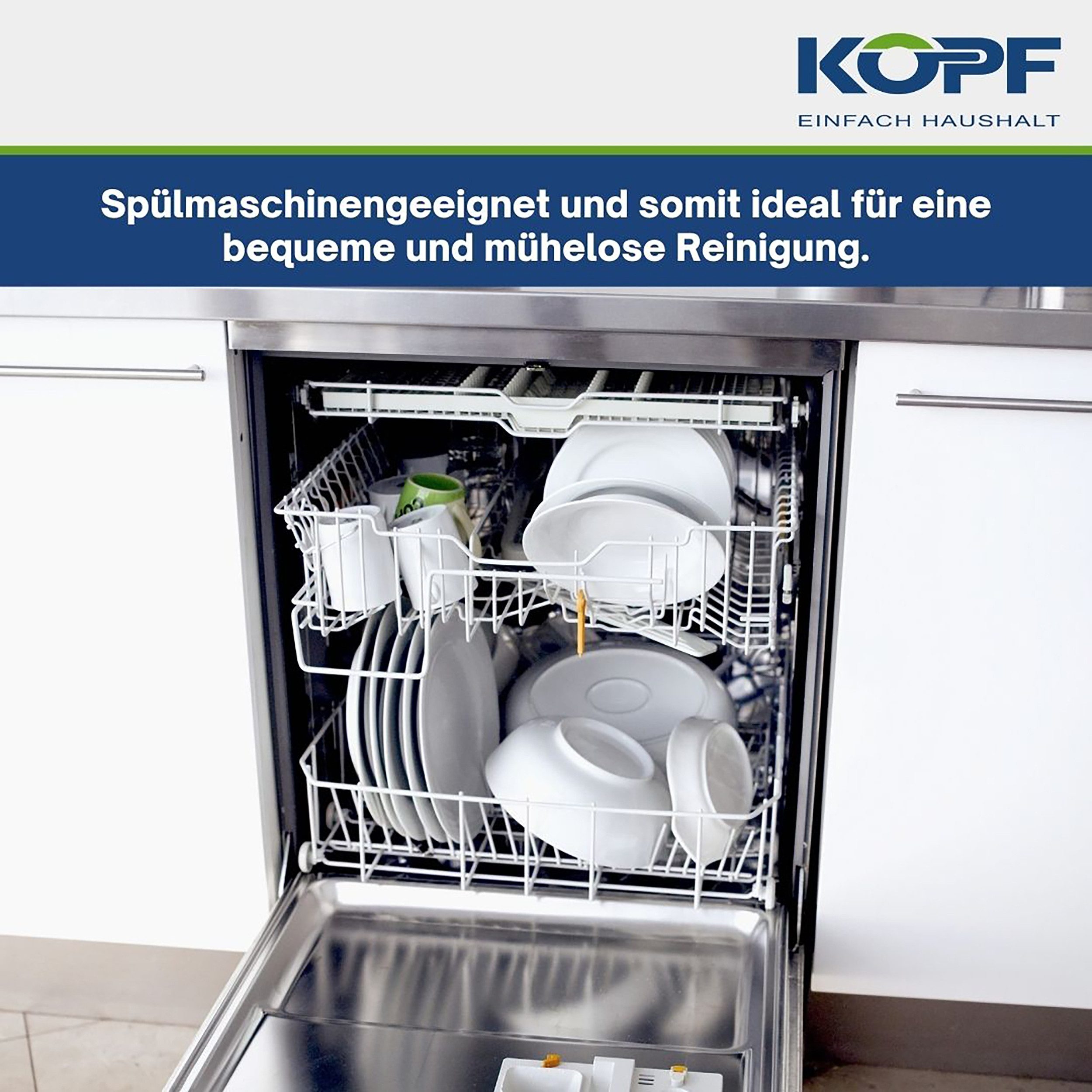 Kopf Topf-Set Kochtopfset Stilo, Edelstahl (5-tlg), inkl. 5 Edelstahldeckel, Induktion