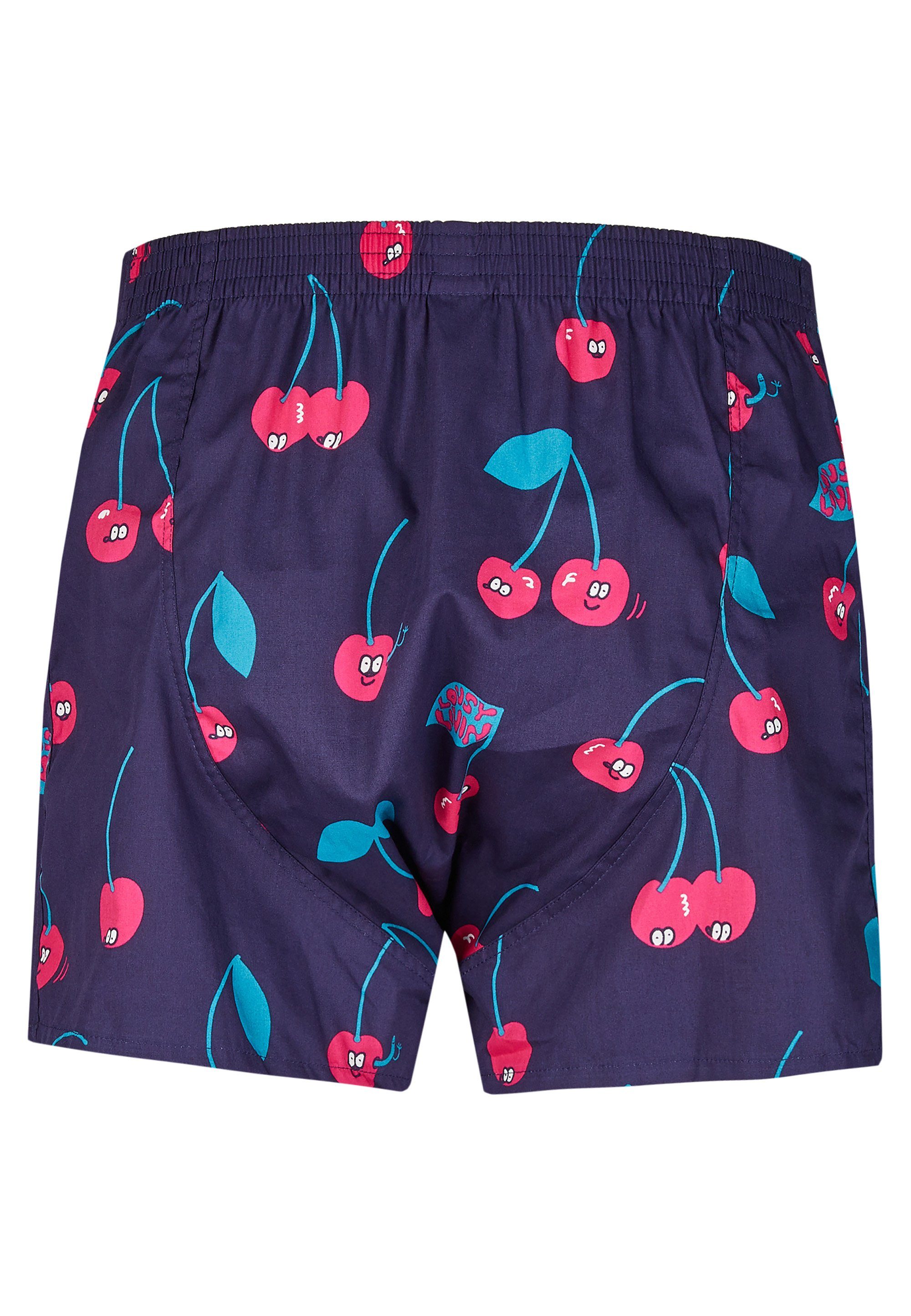 Lousy Livin Boxershorts Cherry & Berry im 2er-Pack mit buntem Design