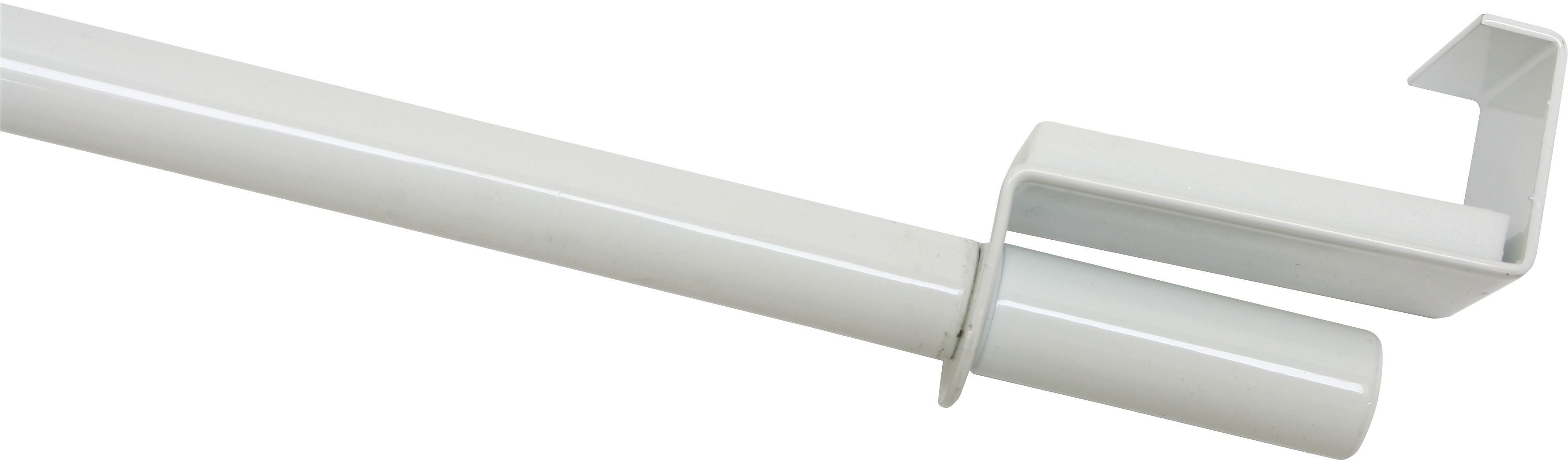 Barre de vitrage sans perçage Presto Basic blanc Ø9 mm x L.60/80 cm