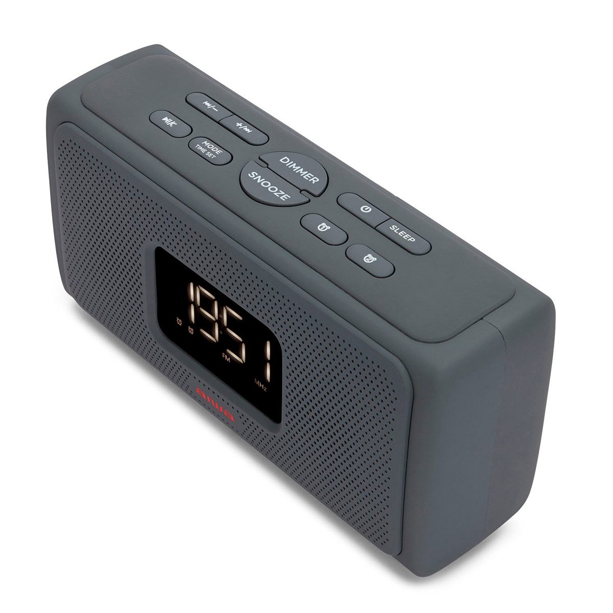 Aiwa CRU-80BT FM Uhrenradio mit USB und Bluetooth Bluetooth-Lautsprecher