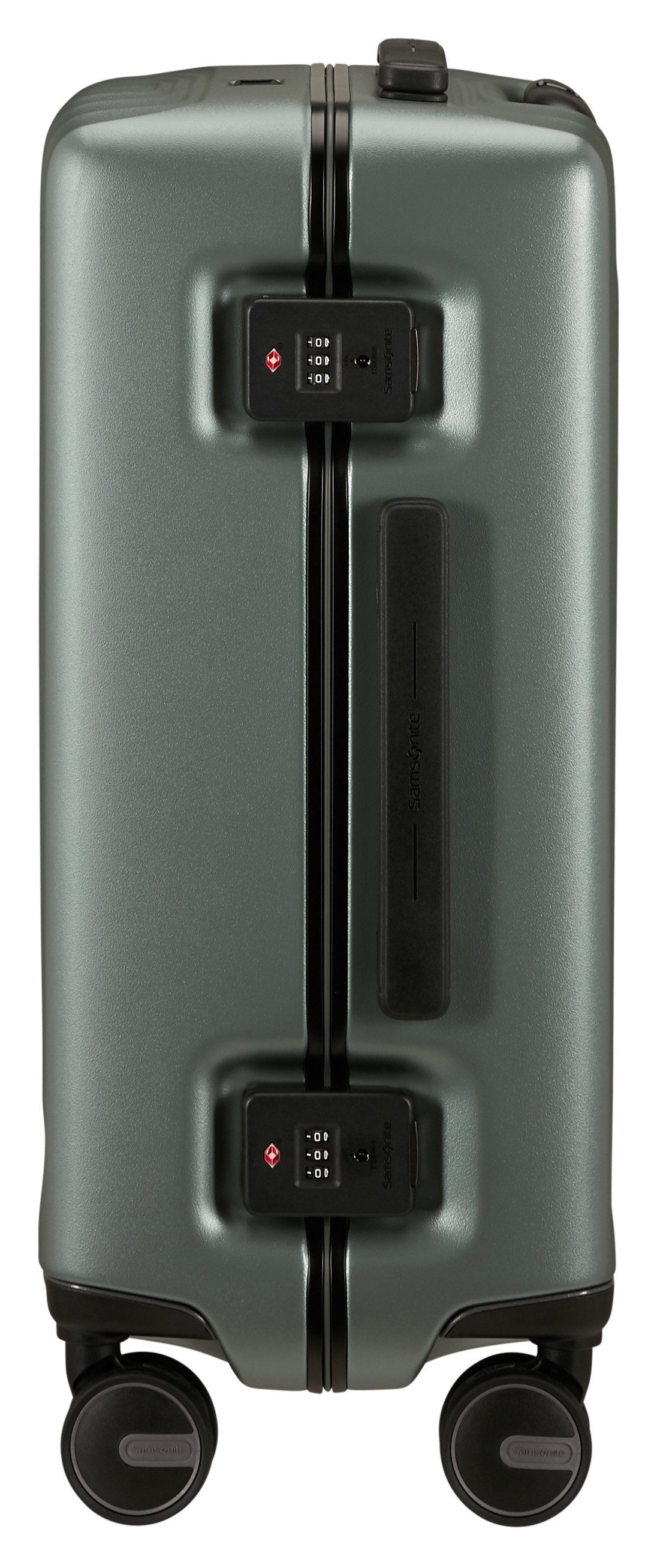 Samsonite Hartschalen-Trolley FOCUS, verschiedene Größen und Farben, 4 Rollen, mit festen Trennwänden und Reißverschlusstaschen