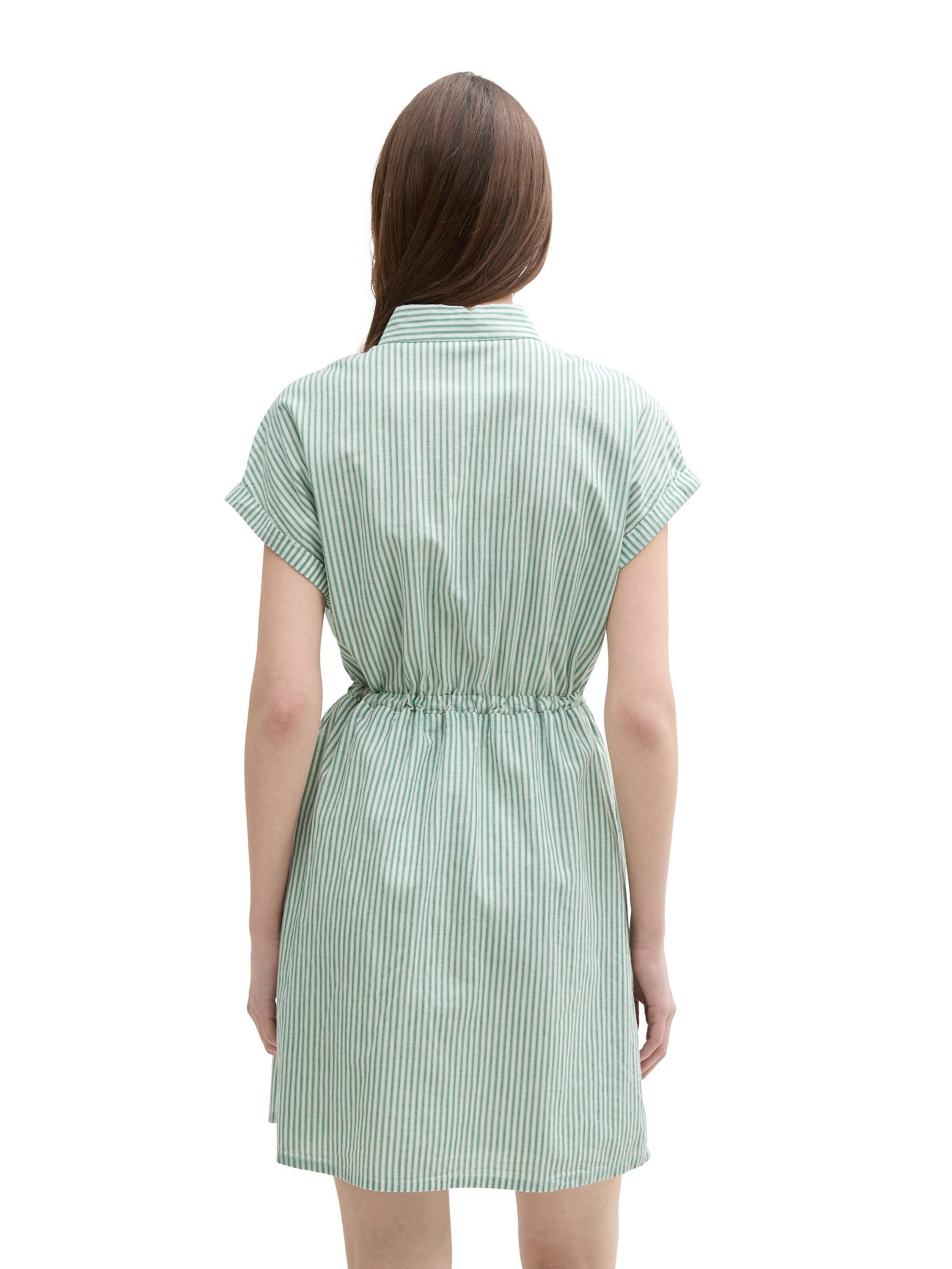 TOM TAILOR Denim Blusenkleid (1-tlg) Drapiert/gerafft