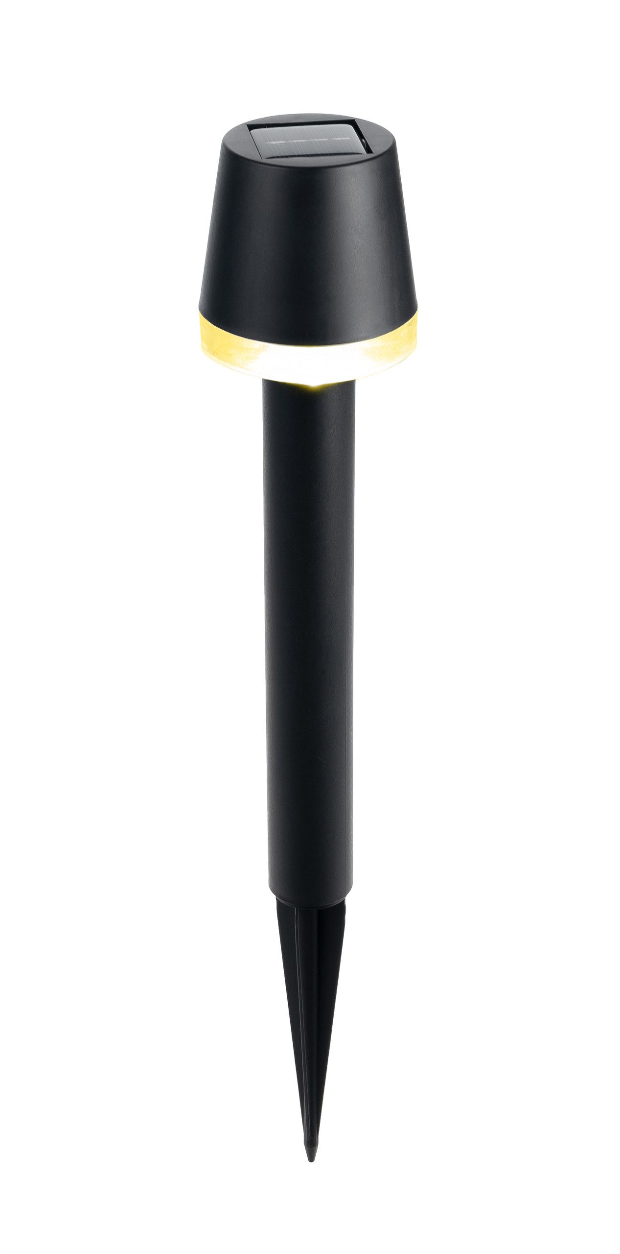 OTTO home LED Solarleuchte Ilian, LED-Solar Gartenlicht, 6er Set, Tageslichtsensor, LED fest integriert, Warmweiß