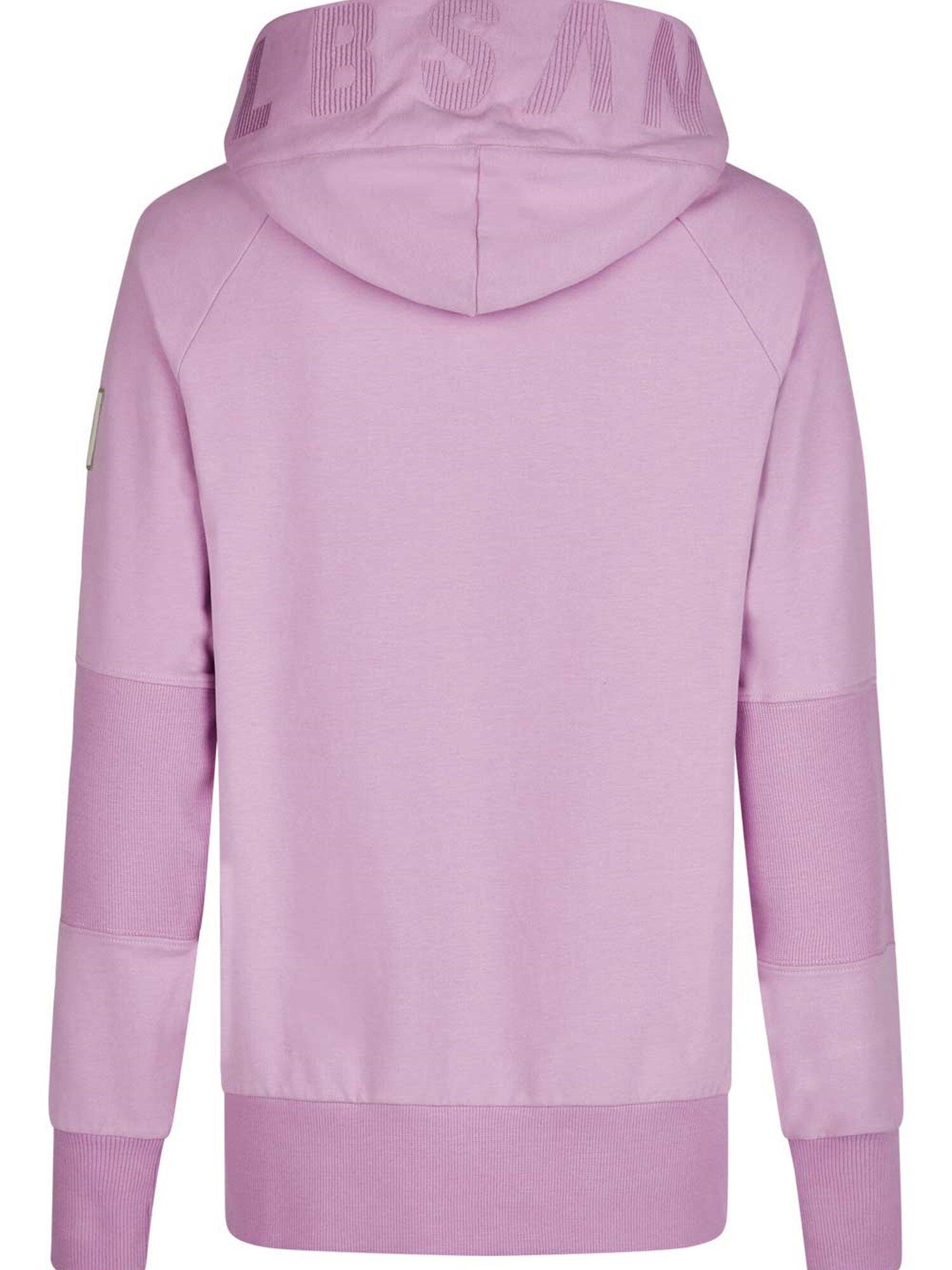 Elbsand Kapuzensweatjacke Jacke KELDA Hood-Jacket Logo-Print rosa mit (1-tlg) und Kapuze