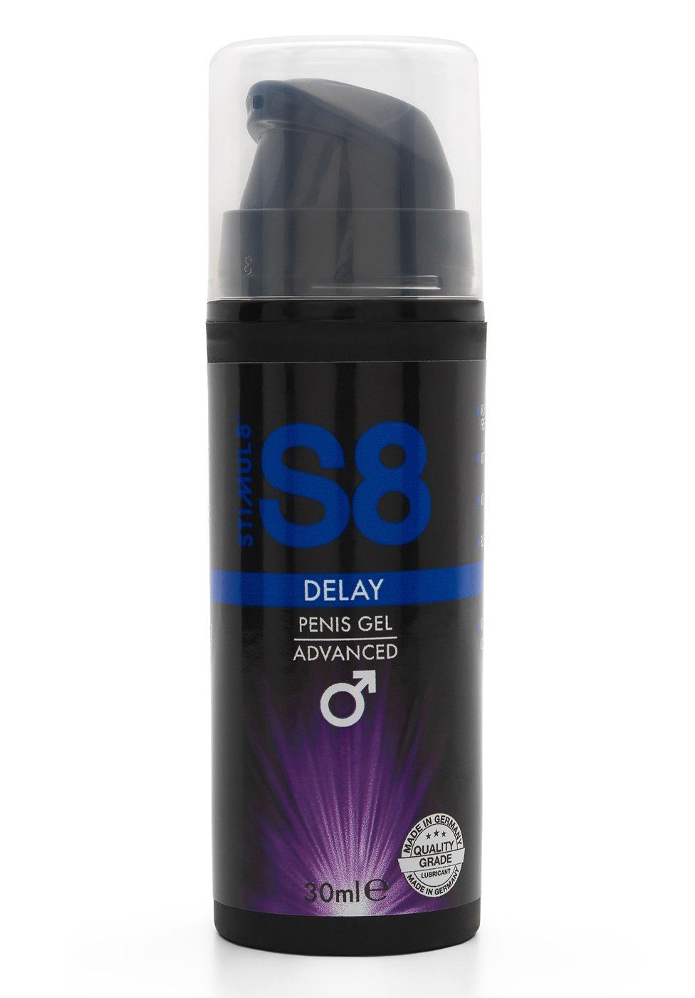 Stimul8 S8 Verzögerungsmittel Delay Penis Gel - 30 ml