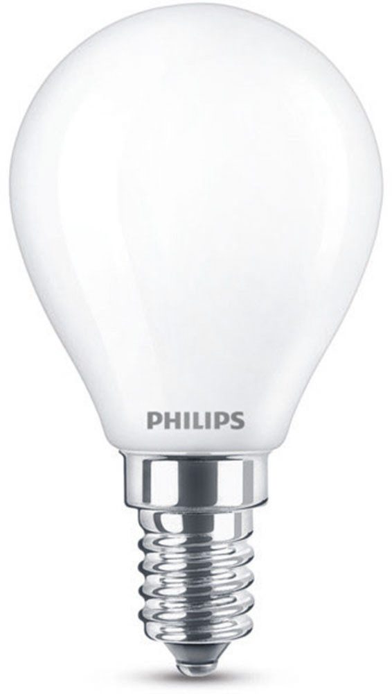 Philips Hue LED-Leuchtmittel LED classic Lampe 40W E14 Tropfen warmweiß 470lm matt 2er Pack, E14