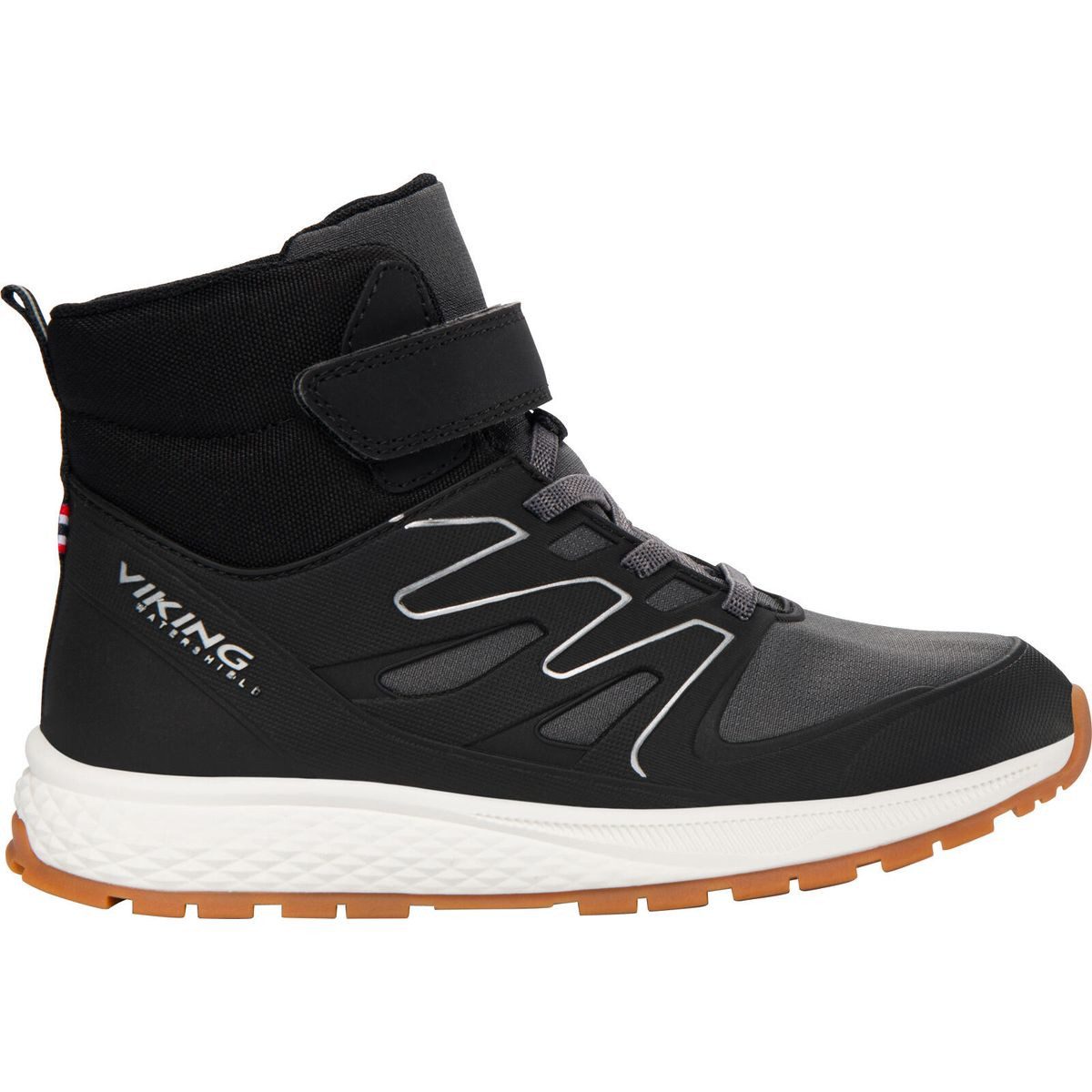 Viking Equip Defence Warm WP 1V Winterstiefel Wasserdichter, warmer Kinderschuh mit schnellem Anziehen und