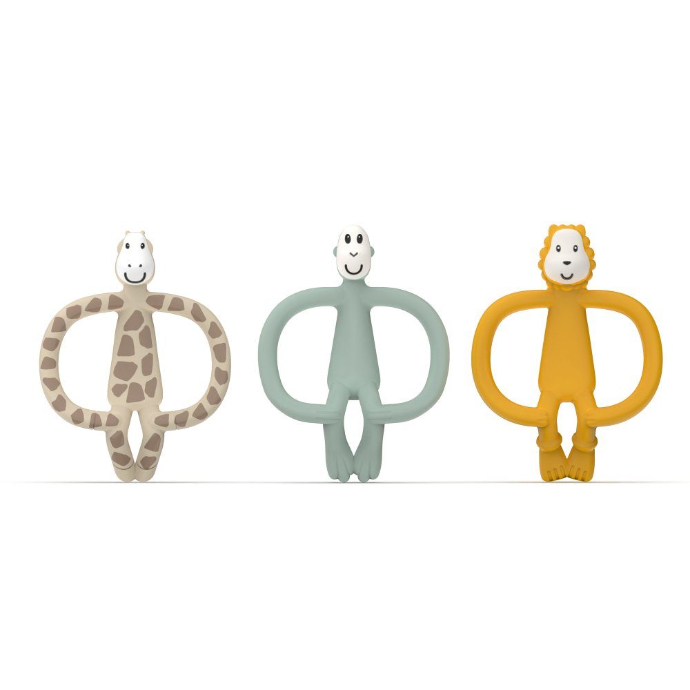 Pack, Löwe, Lieblinge Affe, 3er Ludo Matchstick Beißringe Monkey die Beißring Geschenkset & Monkey Matchstick Gigi Giraffe