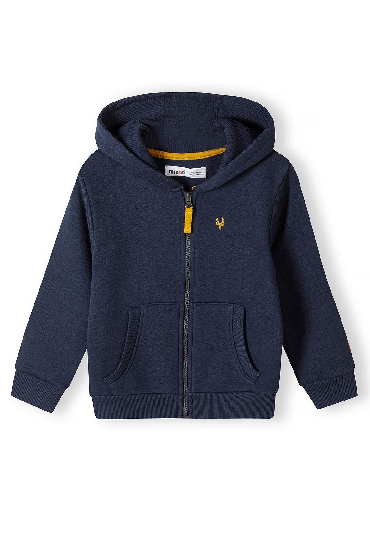 MINOTI Kapuzensweatshirt mit Stickerei (12m-14y) Blau