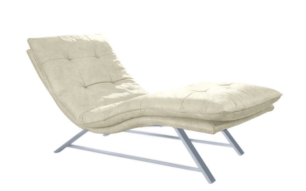 W.SCHILLIG Relaxliege daily dreams, in Waffelkissen-Optik, wahlweise mit Motor, Kufengestell, in 2 Breiten