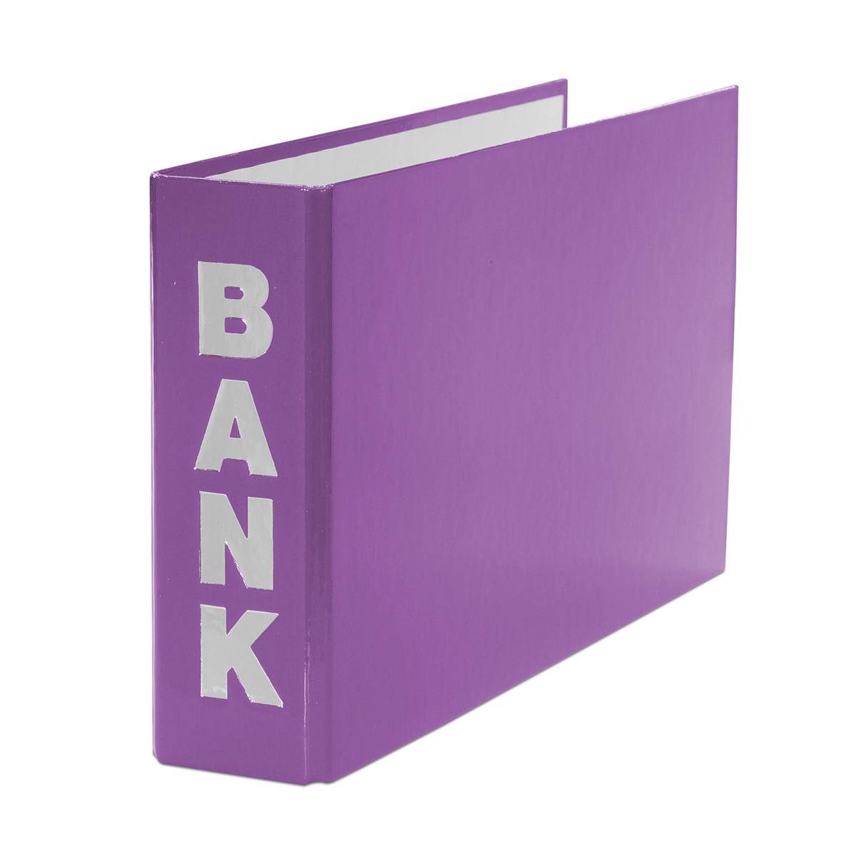 Livepac Office Bankordner Bankordner / 140x250mm / für Kontoauszüge / Farbe: lila