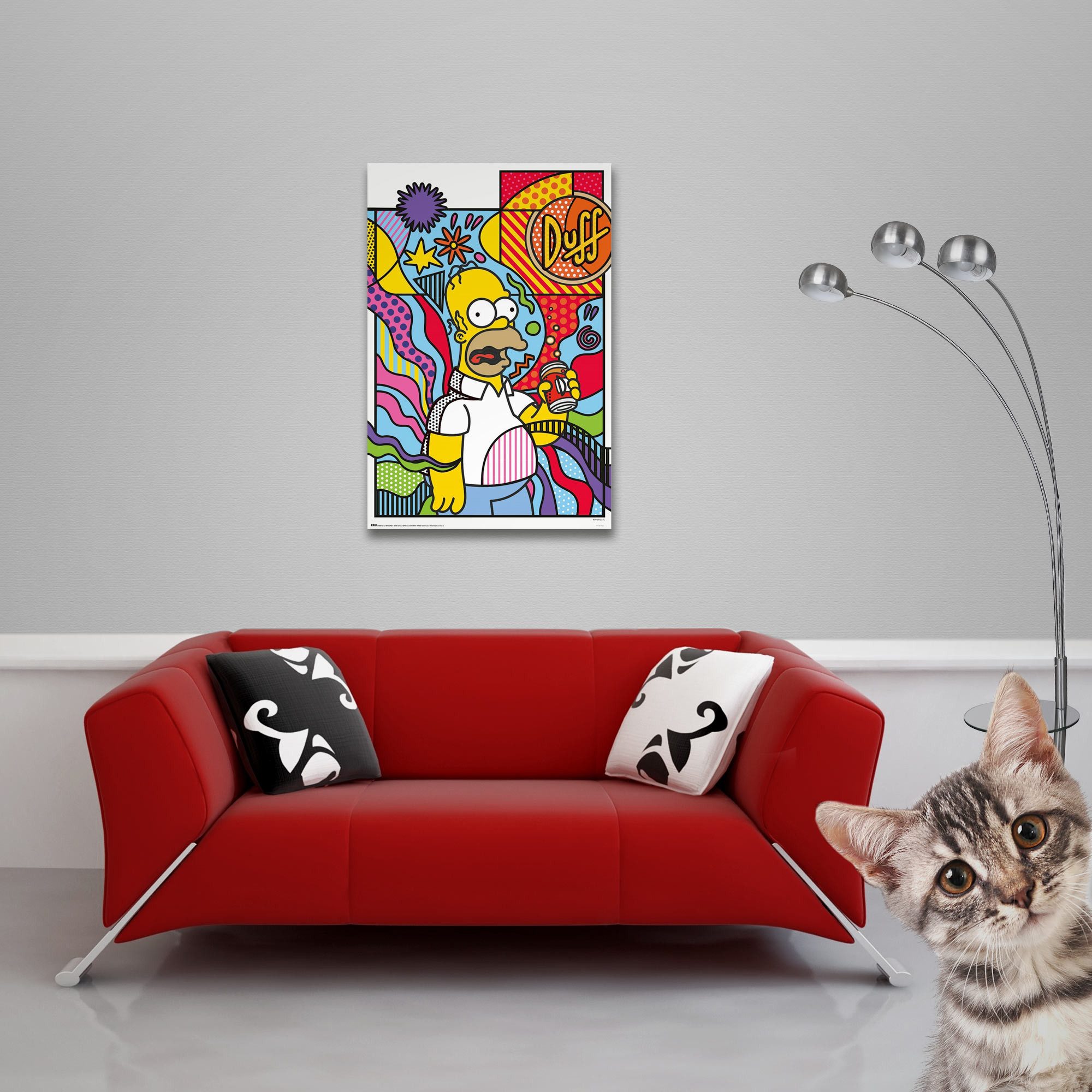 Poster The Simpsons - Donut Worry - Poster 61x91,5 cm