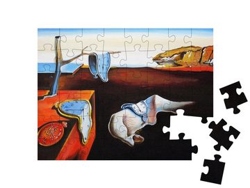 puzzleYOU Puzzle Ölgemälde von Salvador Dalí: Die verrinnende Zeit, 48 Puzzleteile, puzzleYOU-Kollektionen Gemälde