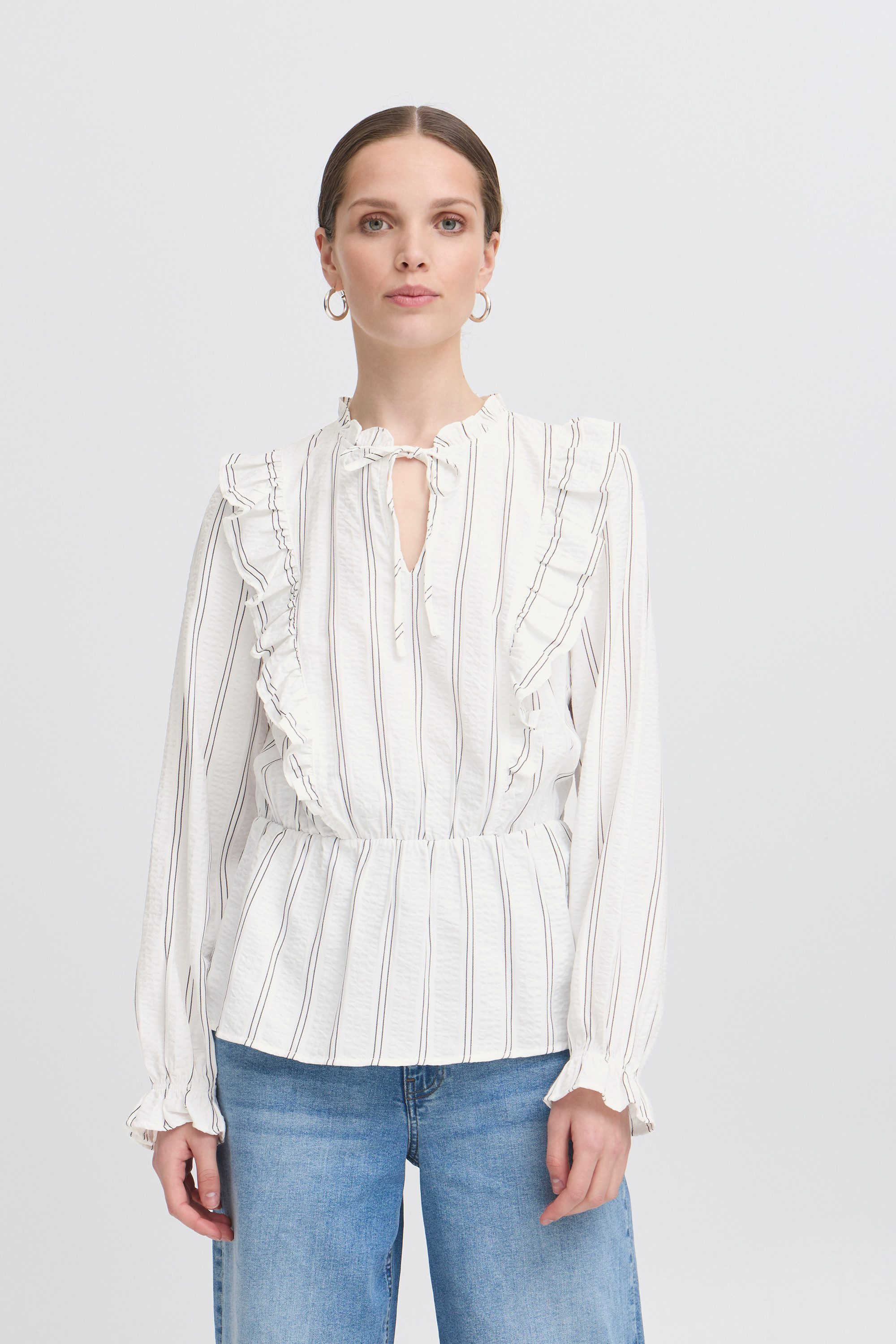 Langarmbluse Langarm-Bluse IXOLLIE