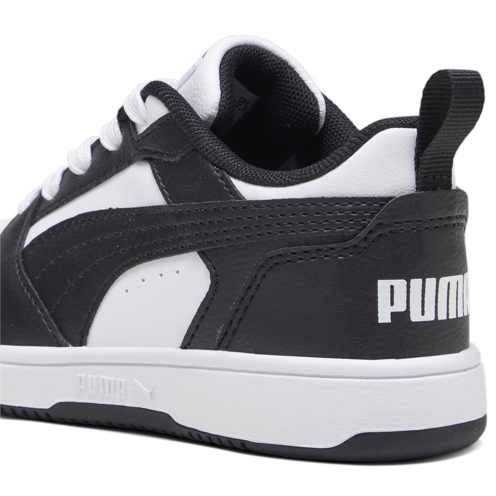 PS Sneaker PUMA PUMA White-PUMA V6 Black REBOUND LO