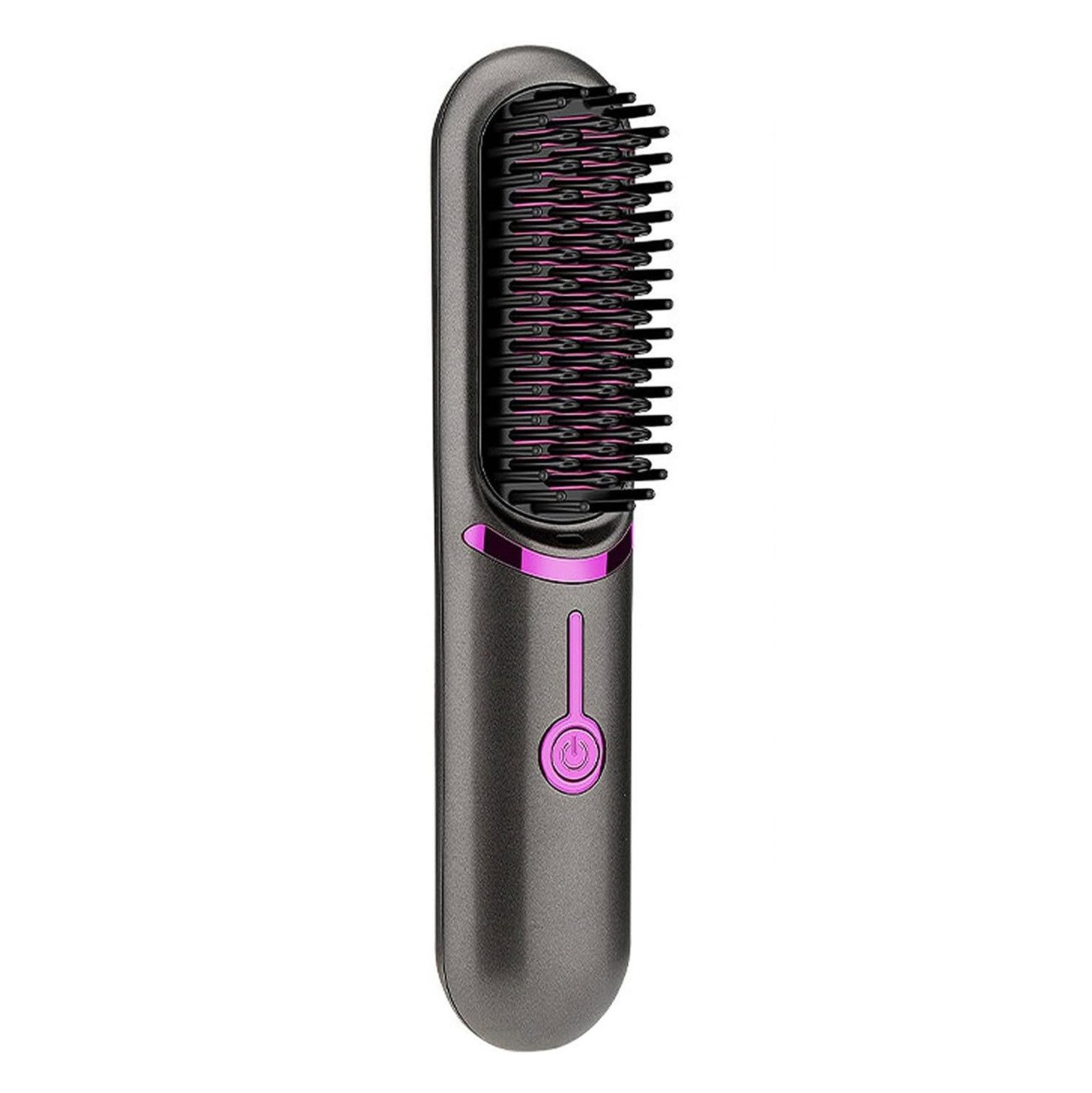 OKWISH Haarglättbürste Haartrockner Volumiser Haarglätter Glättbürste Glättungskamm Haare, kabellos Haarglättungsbürste 3 Temperatur Salon Zuhause Friseurläden