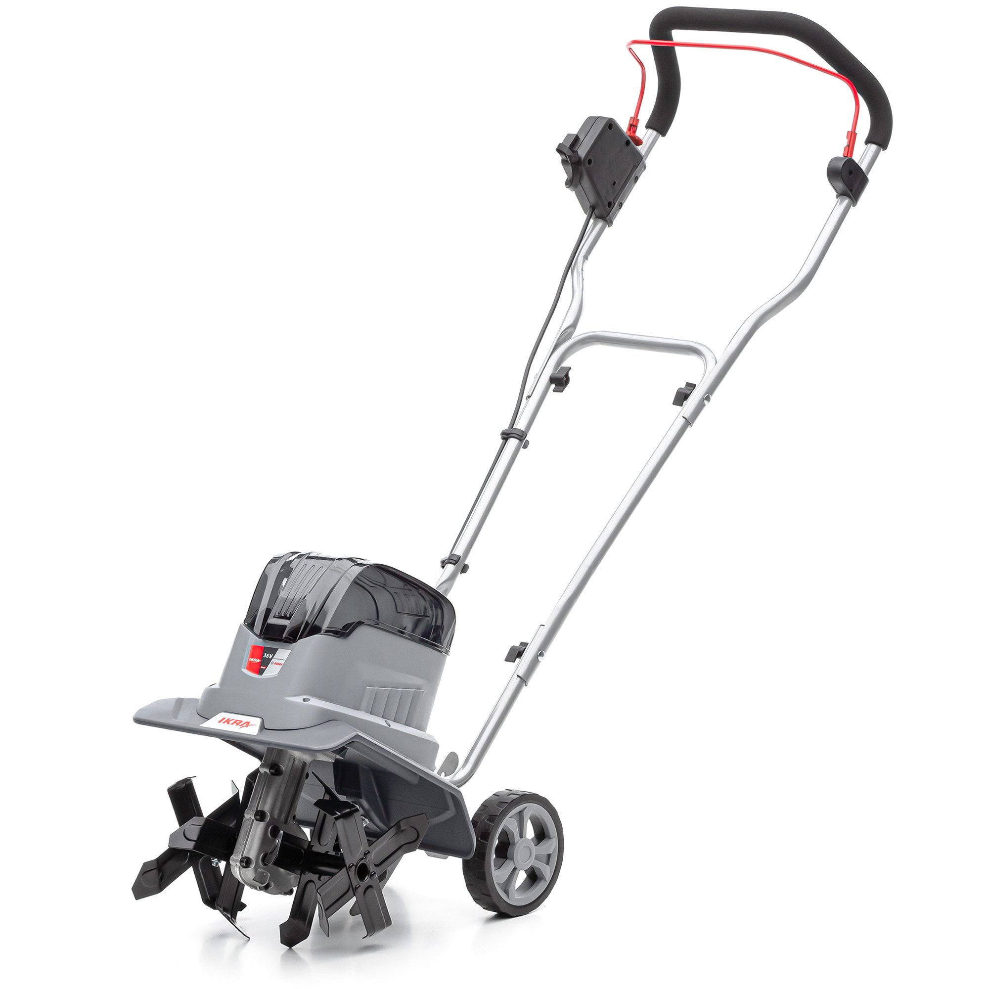 ikra GmbH Akku-Motorhacke IB-TC 36, 30 cm Arbeitsbreite, ohne Akku & Ladegerät, kompatibel mit BOSCH 36V