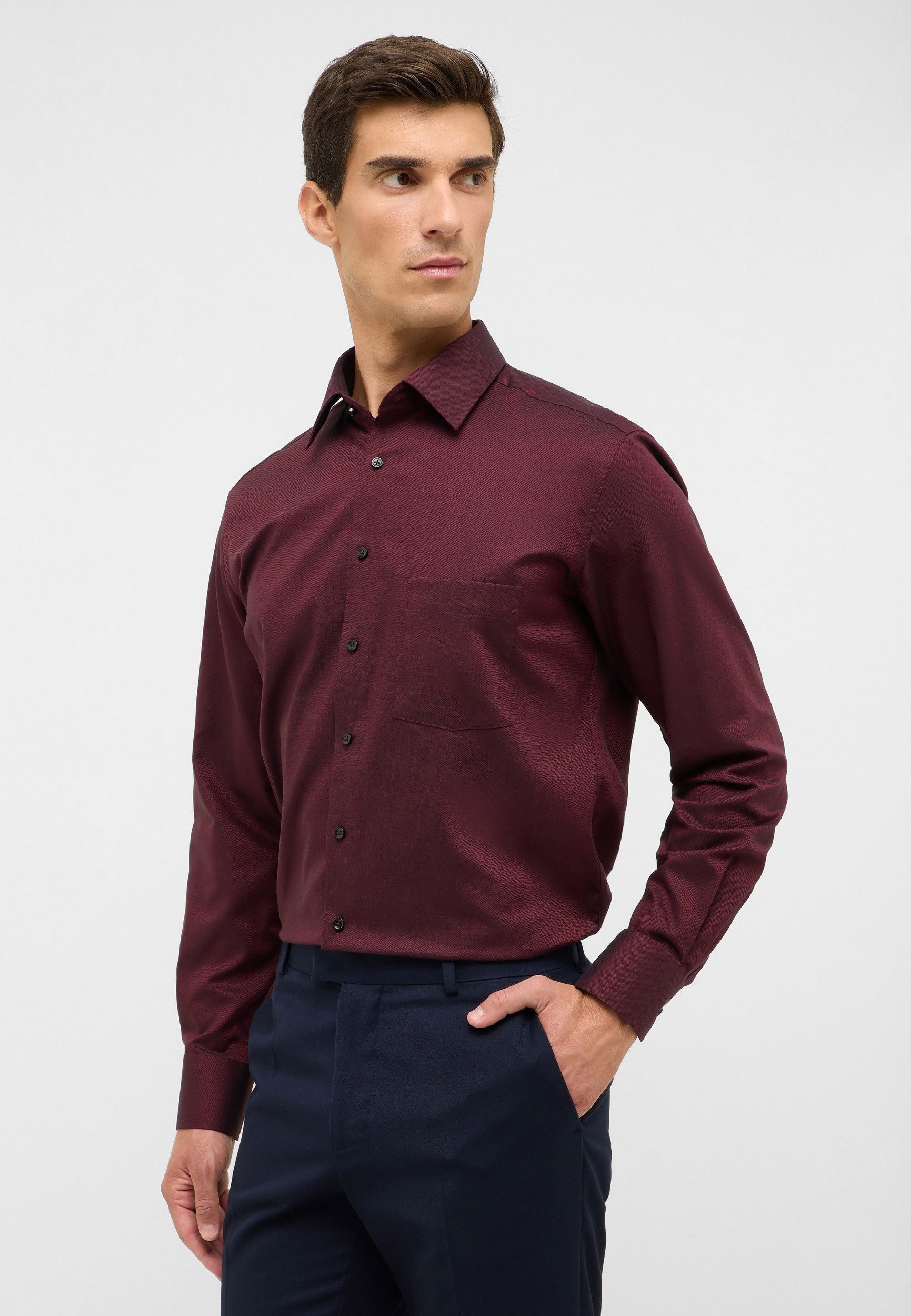 Eterna Businesshemd – Herren Businesshemd – elegantes Langarm Hemd aus reiner
