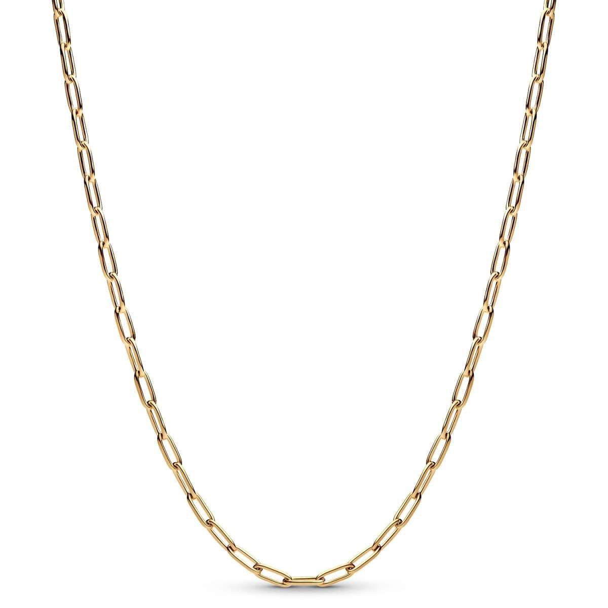 Pandora Collier 363416C00-70, Damenkette Längliche Glieder Goldfarben