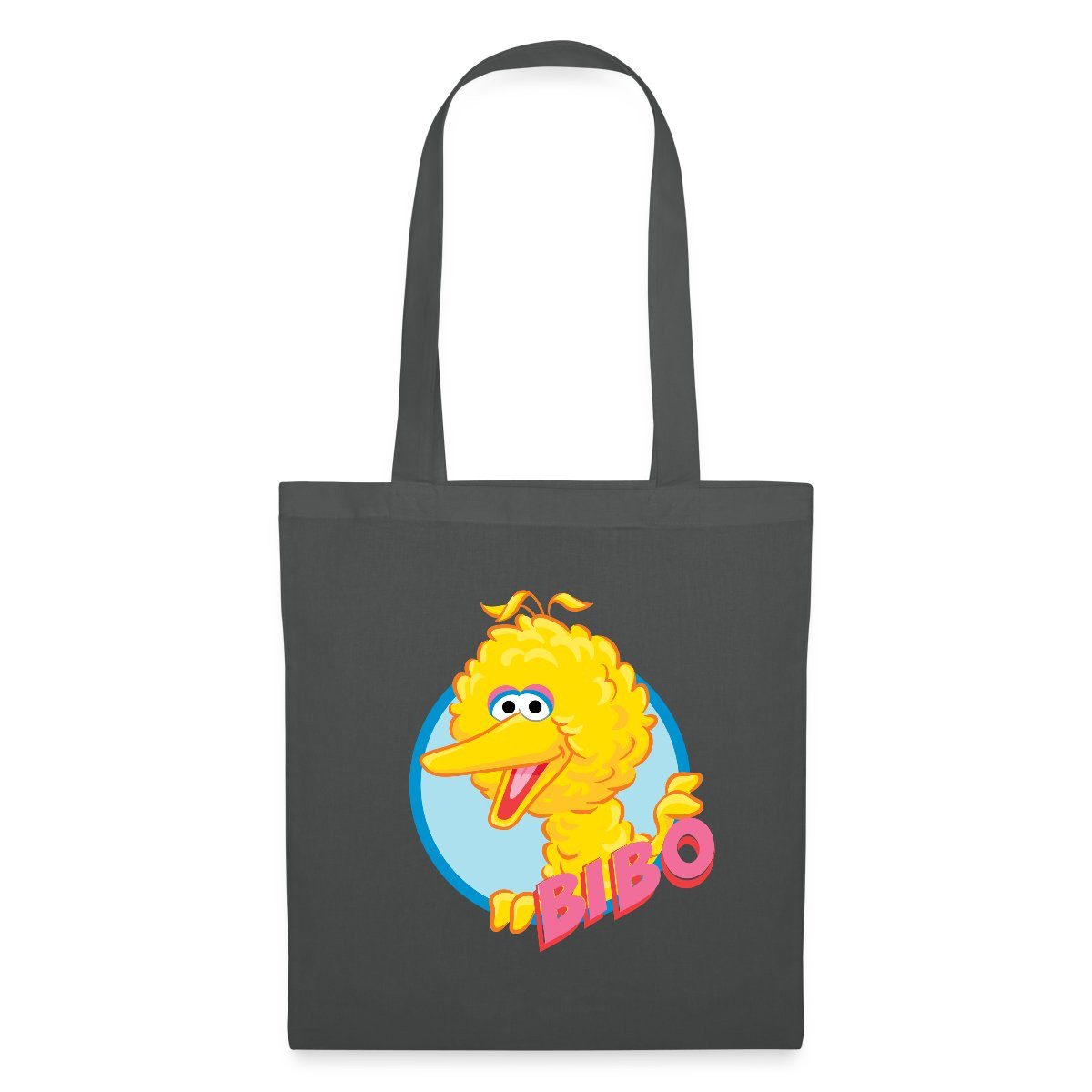 Henkeltasche Sesamstraße Bibo Portrait Stoffbeutel
