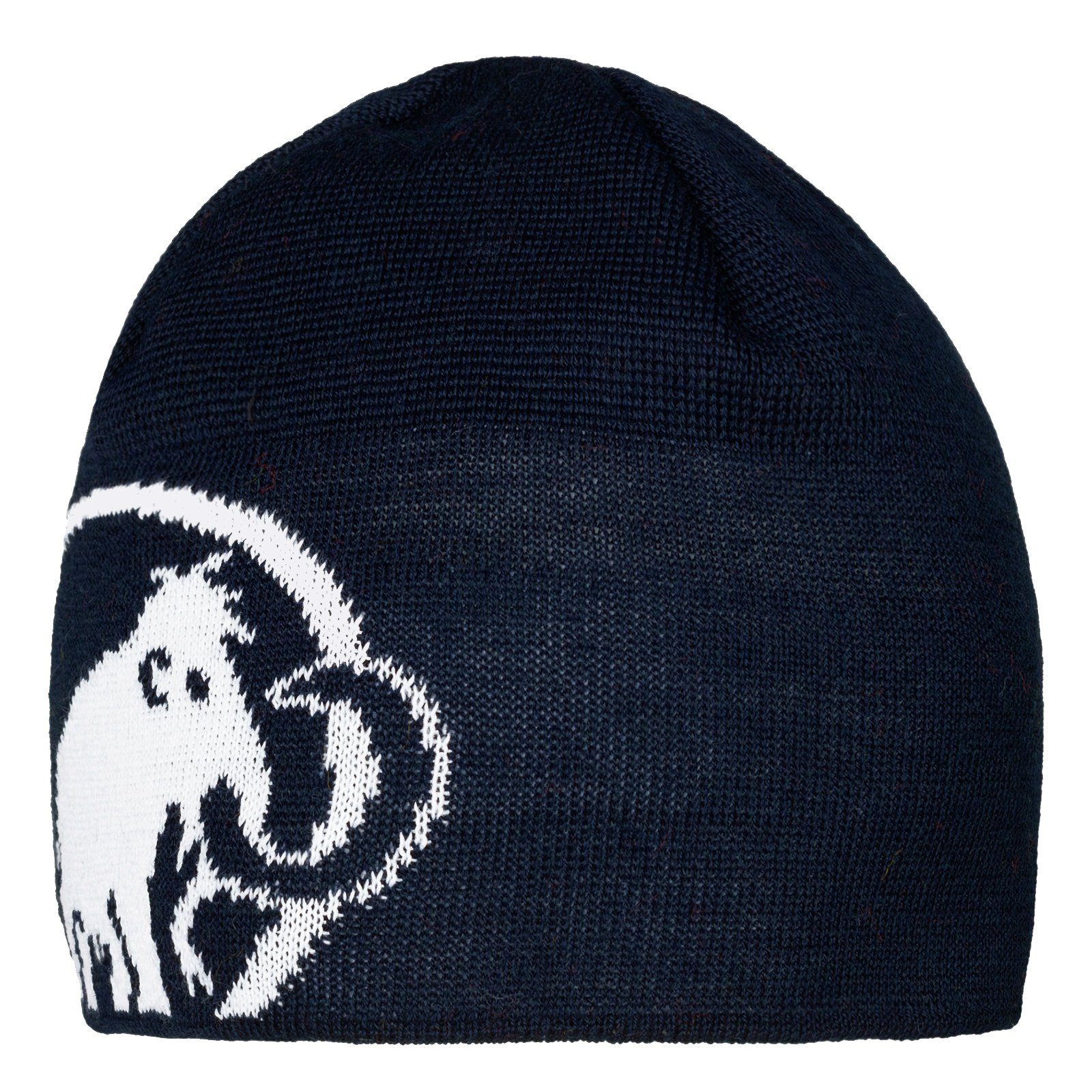 marine Tweak / Mammut 5899 Beanie mit eingestricktem white Strickmütze Mammut