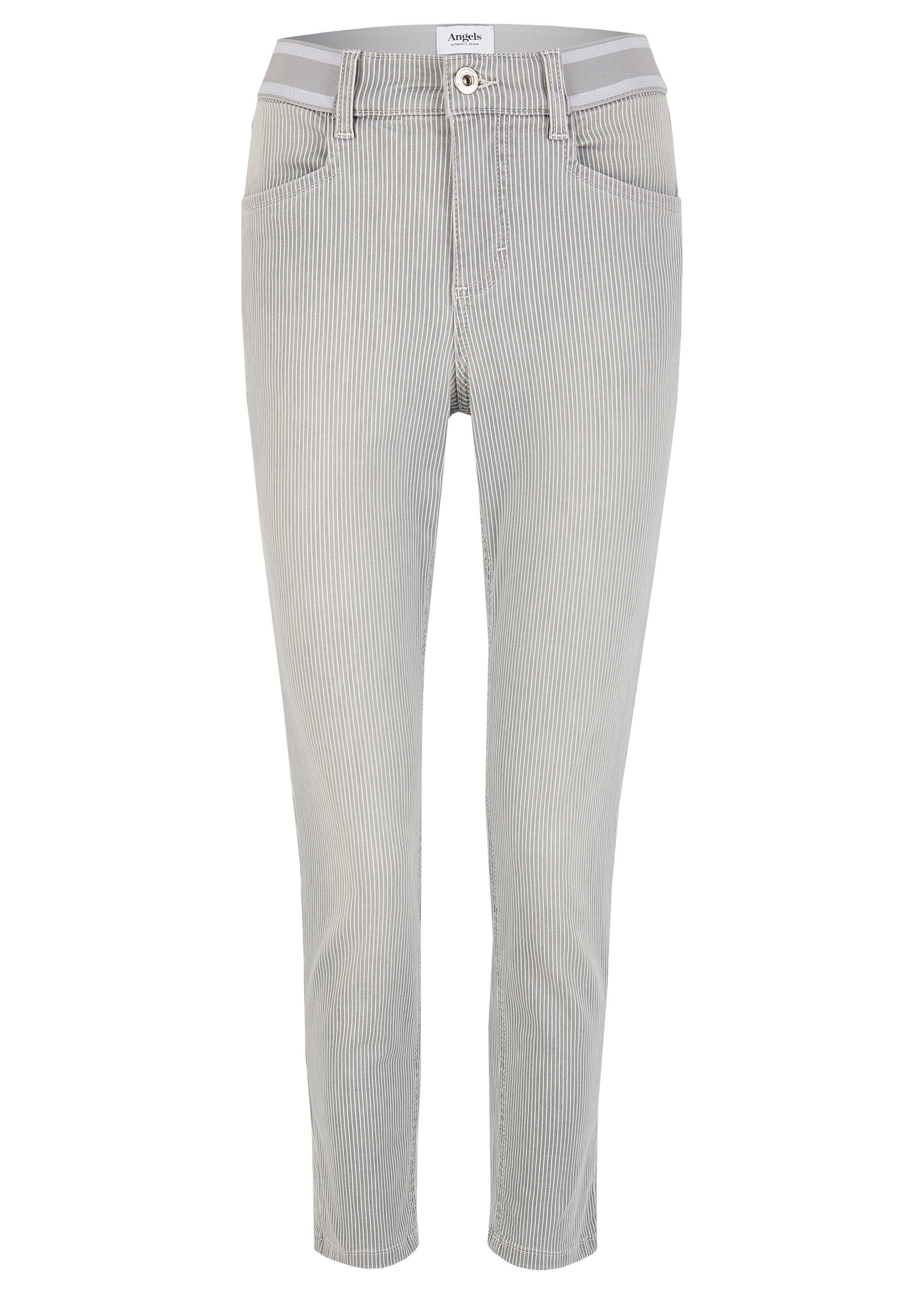 Stretch-Jeans ANGELS JEANS ORNELLA SPORTY light grey used striped 232 688907.145