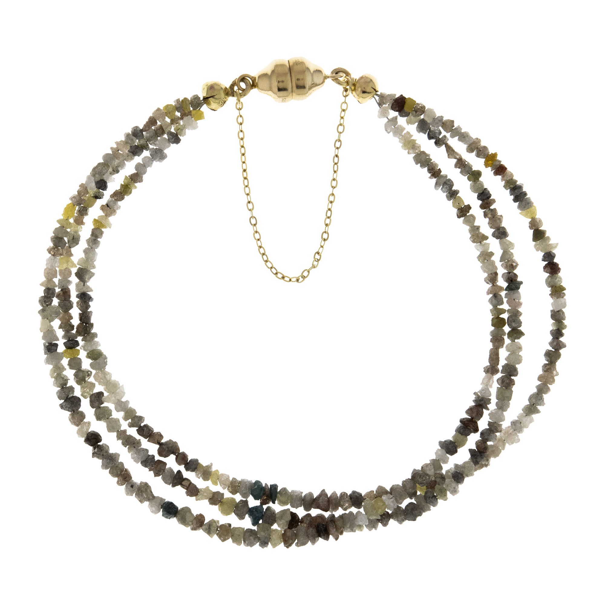 Cavill Goldarmband Cavill 375er Gelbgold Armband mit 21,0 ct Fancy-Diamanten (1-tlg)