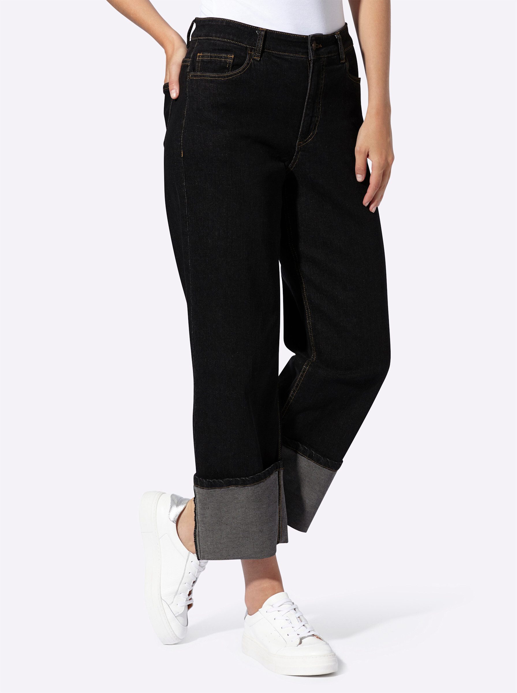 Bequeme Jeans Jeans erhöht
