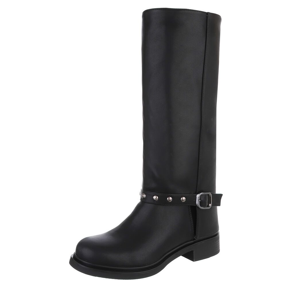 Ital-Design Modische Damenstiefel mit dekorativen Details günstig online kaufen